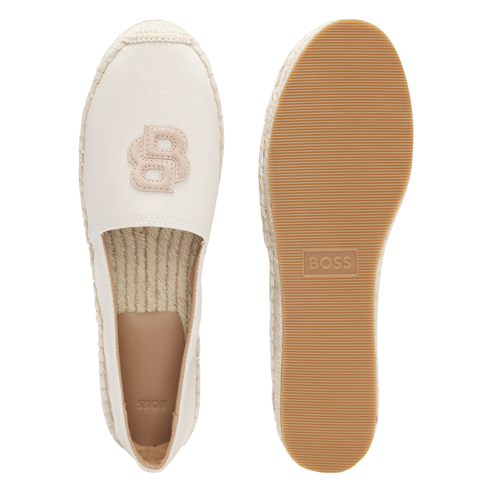 Canvas espadrilles BOSS Beige