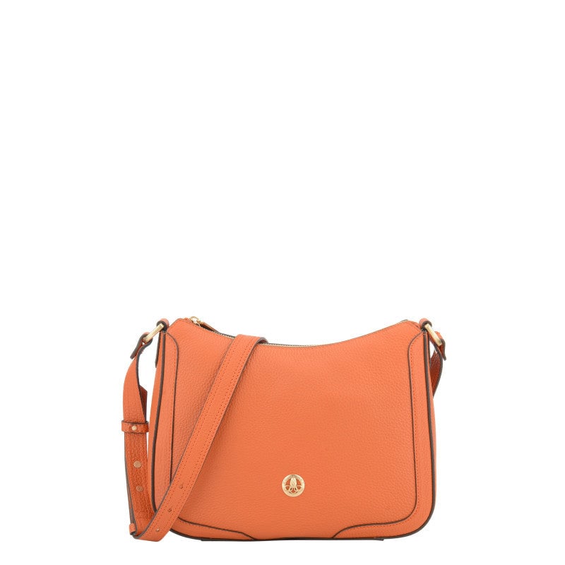 Crossbody bag in cowhide leather POURCHET