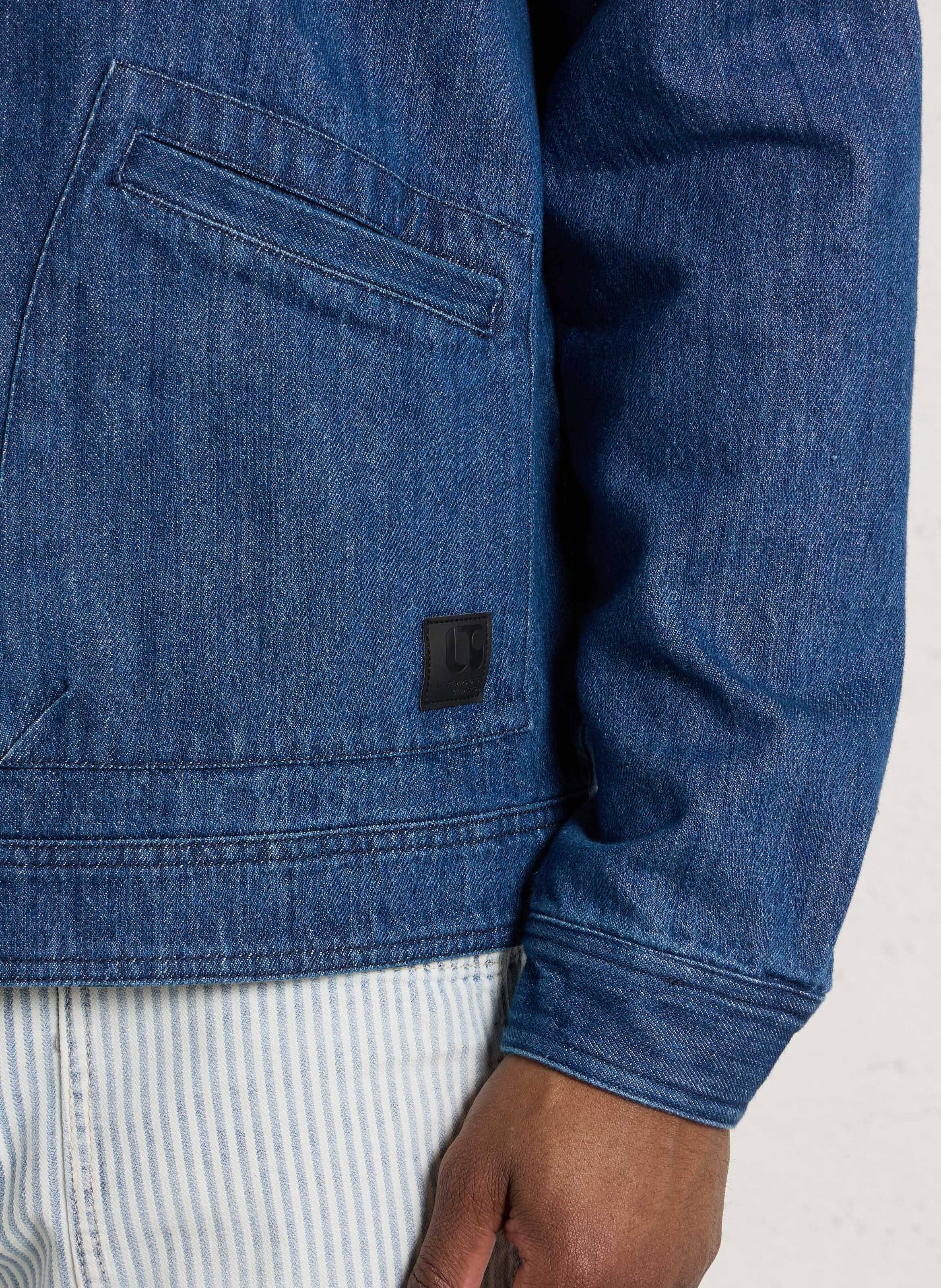 Jeansjacke mit klassischem Kragen LE TEMPS DES CERISES Blau