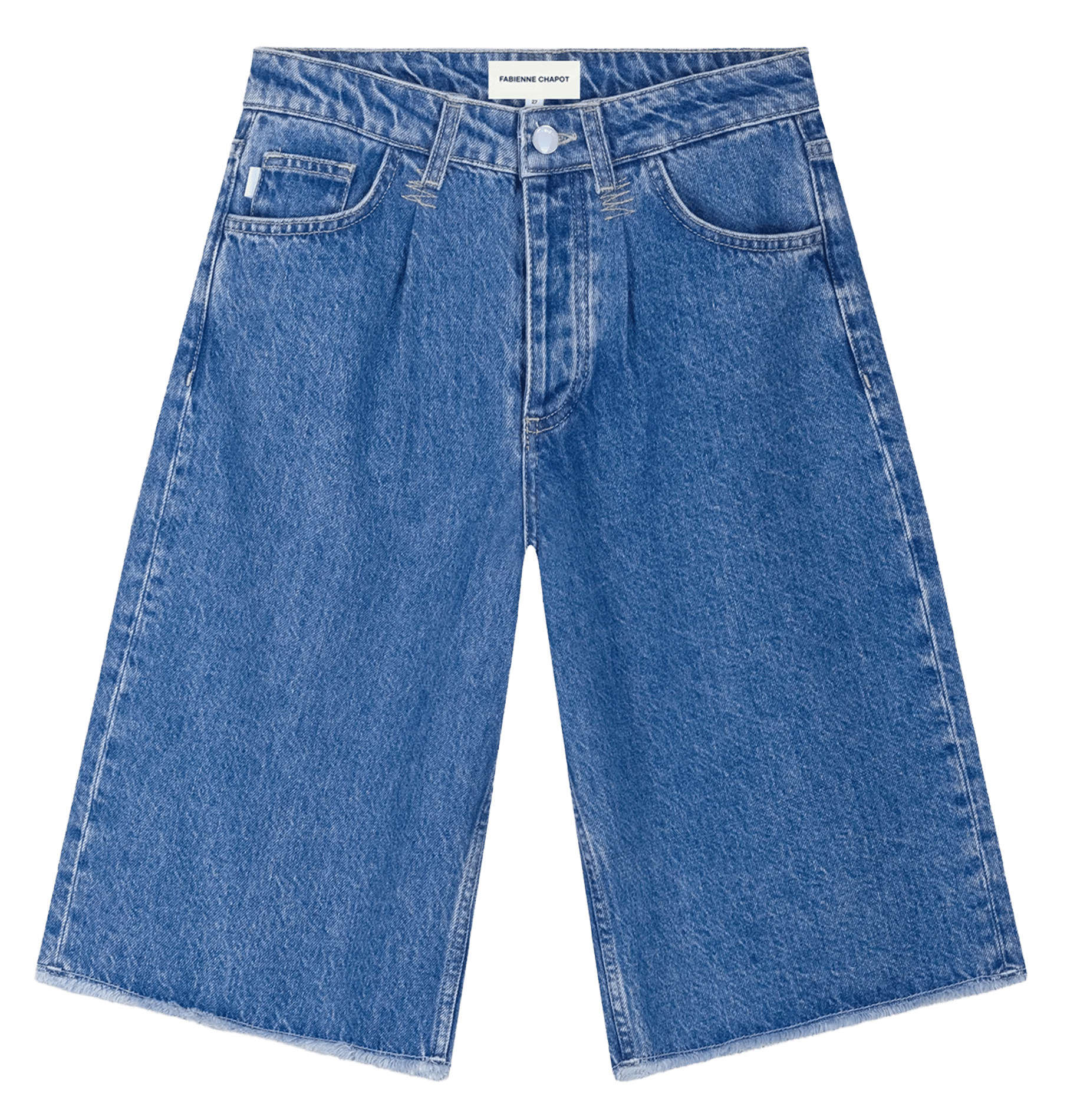 Korte broek met bloemenprint FABIENNE CHAPOT Blauw