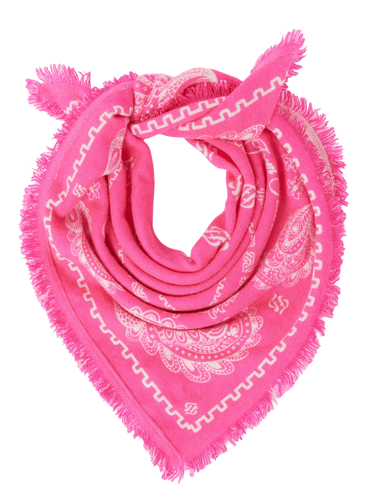 Foulard imprimé en cachemire FROM FUTURE Rose