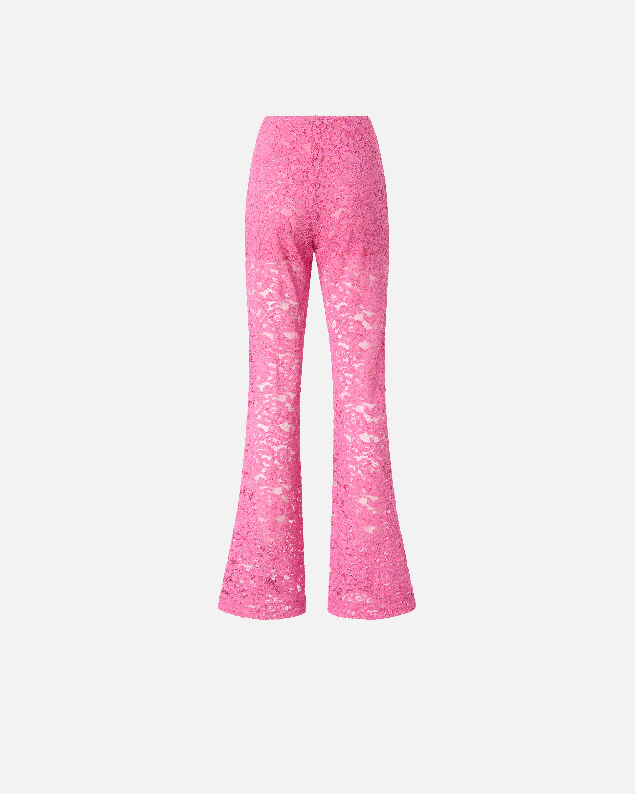 Pantalon évasé en dentelle PINKO Rose