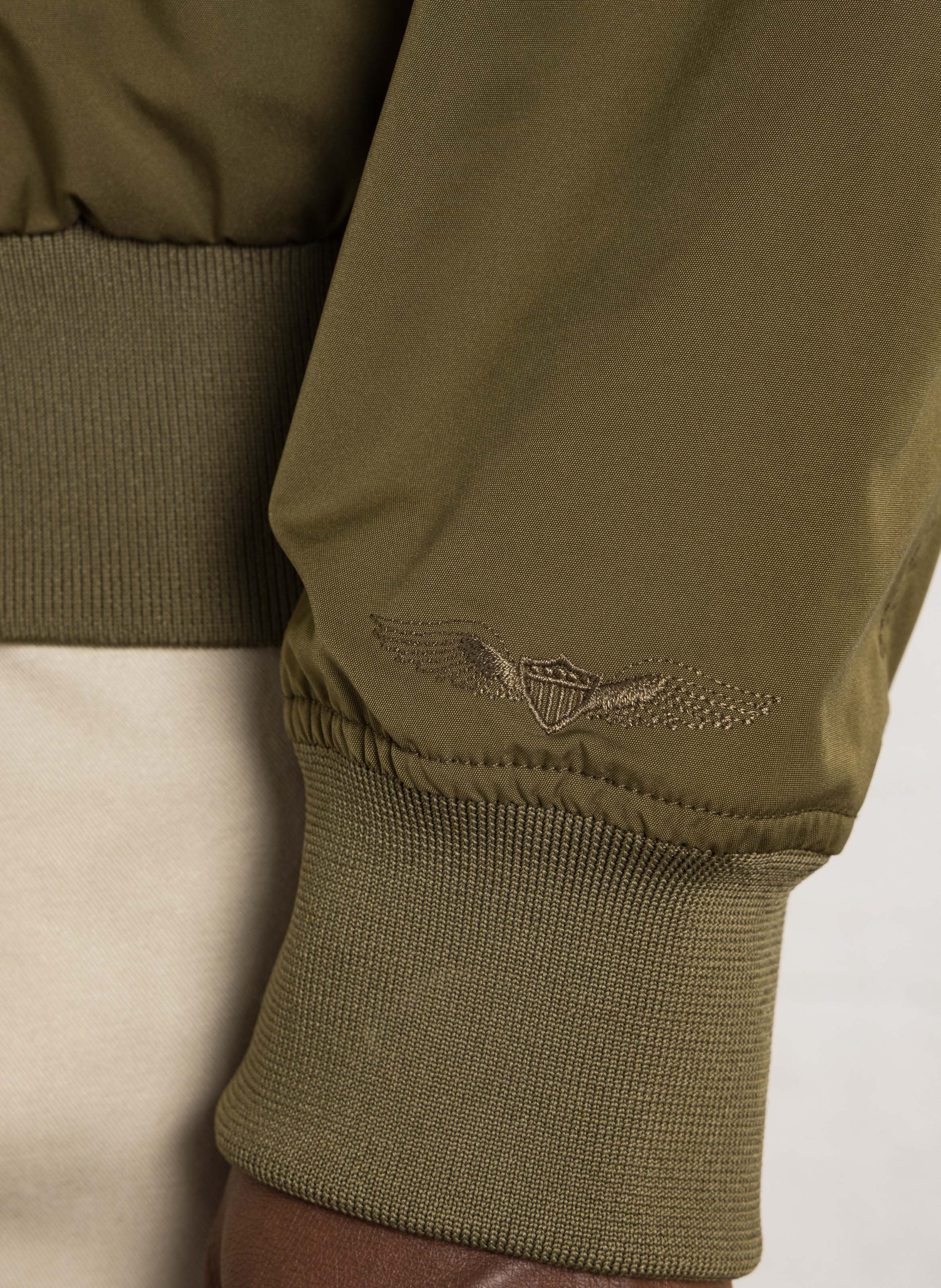 Oversized jacket with classic collar BOMBERS ORIGINAL Khaki