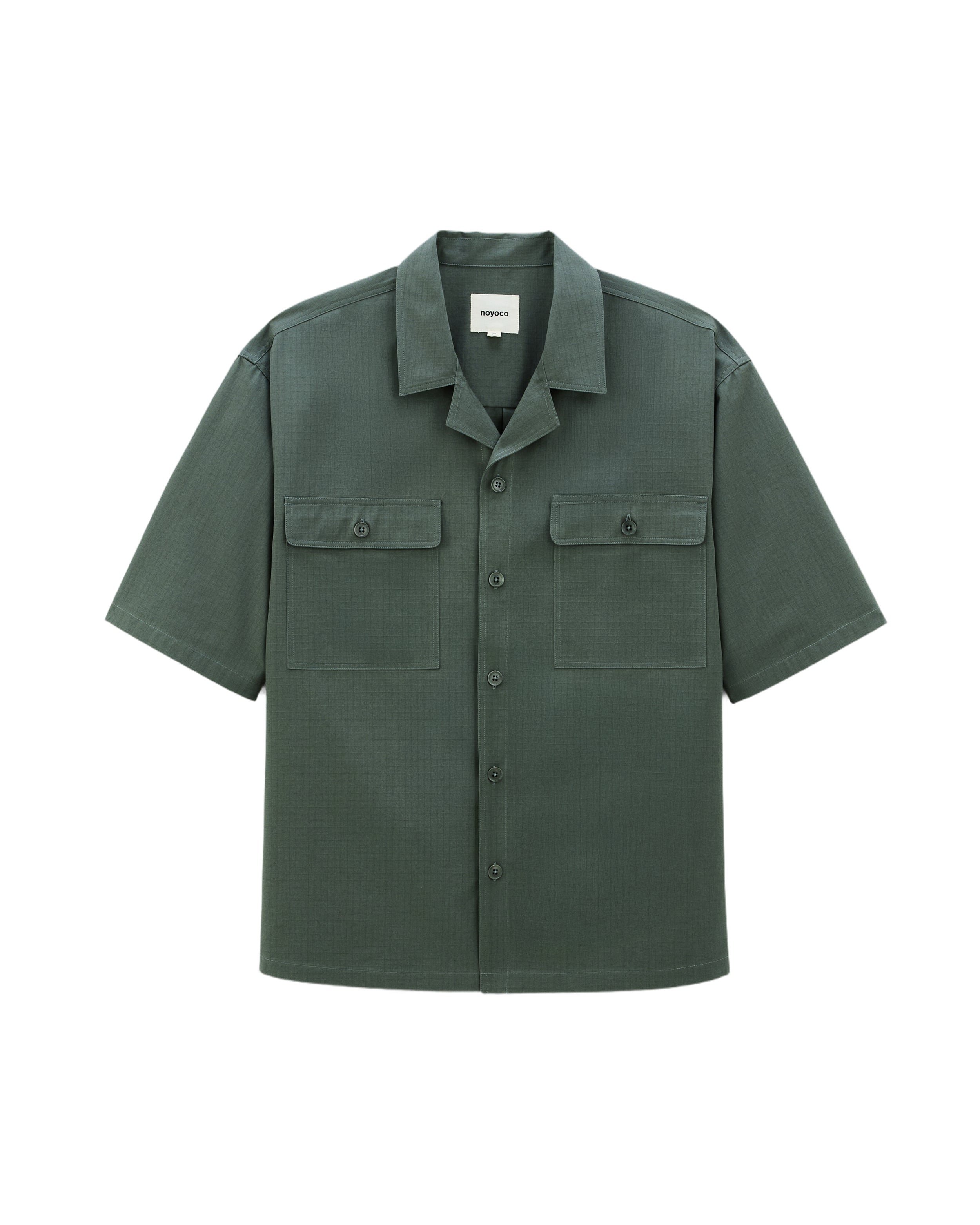 Chemise utilitaire borneo army green Noyoco Vert