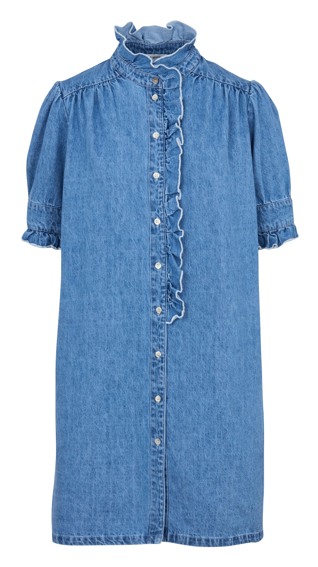 Denim midi dress SUZIE WINKLE Blue