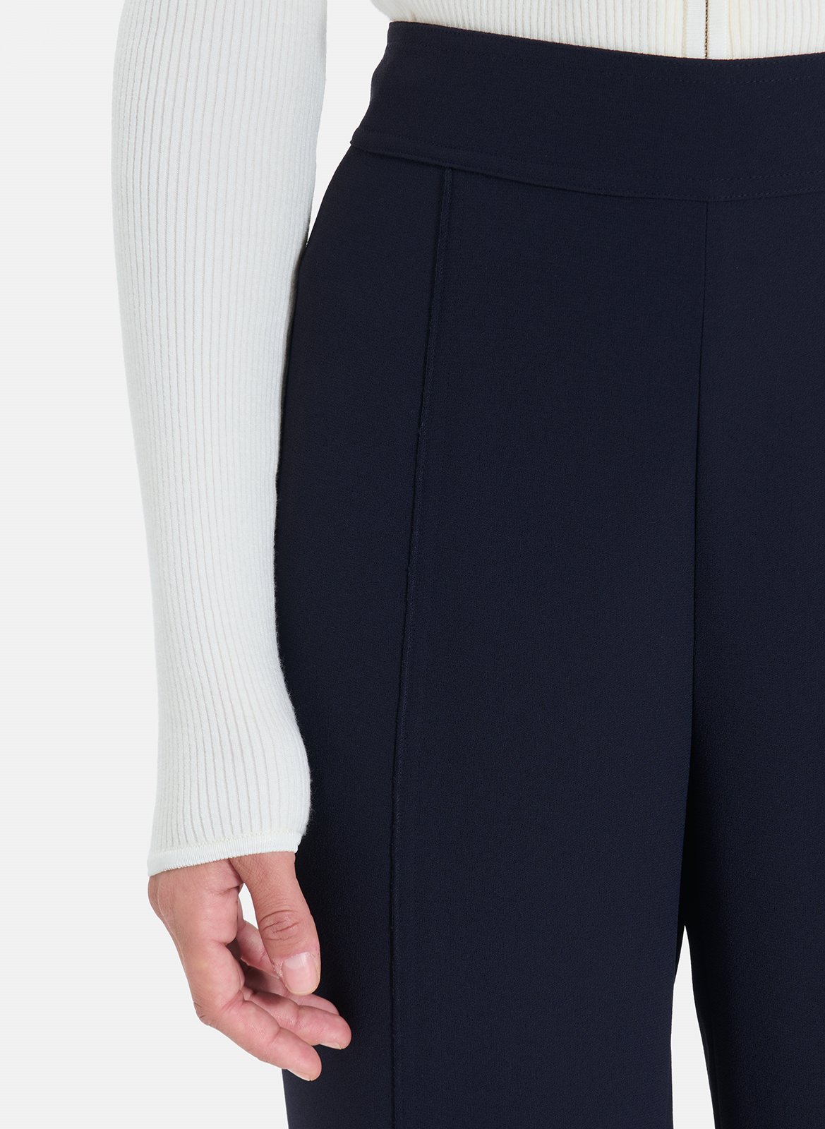 Flared solid color trousers ZAPA Blue