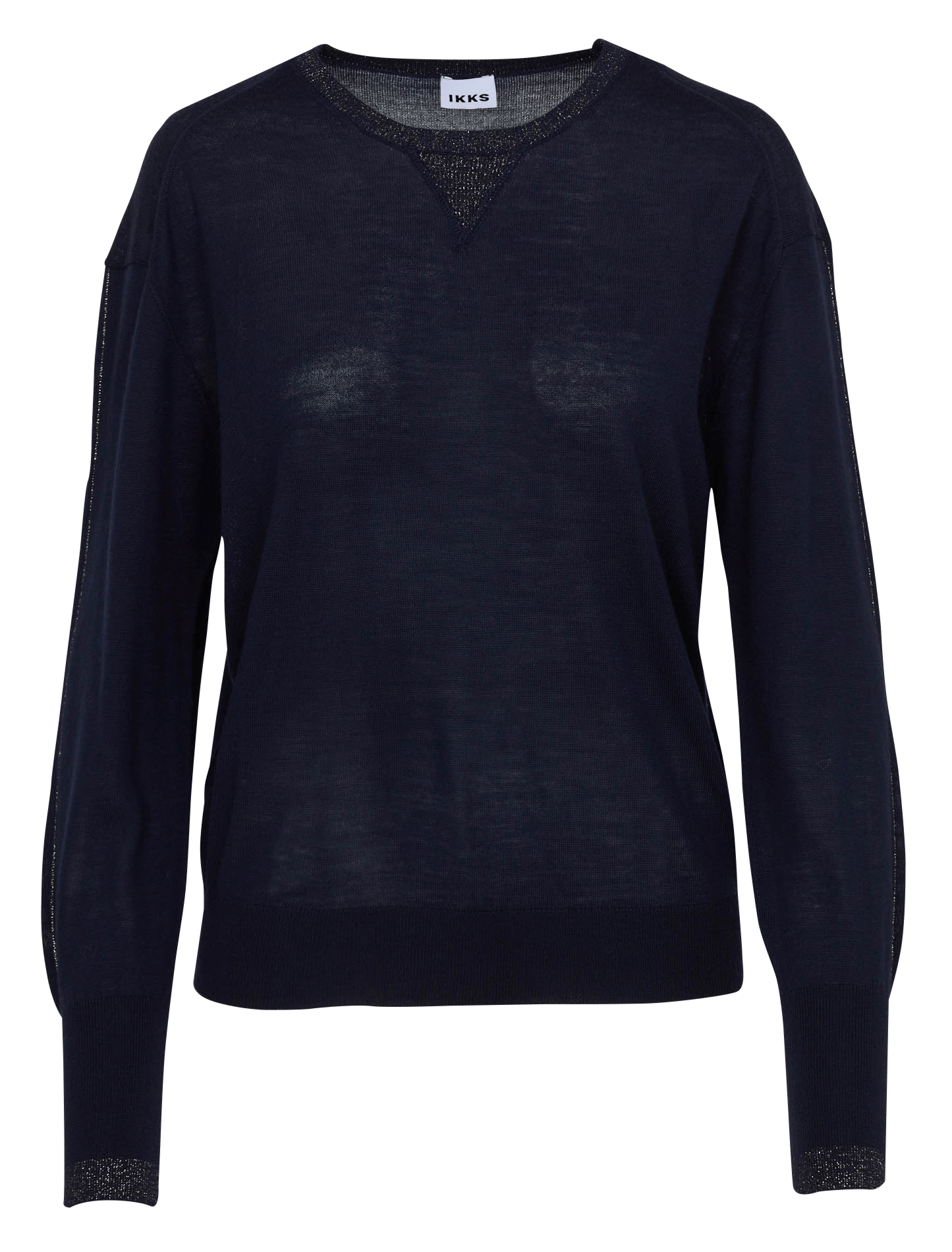 Pull droit col rond en laine IKKS