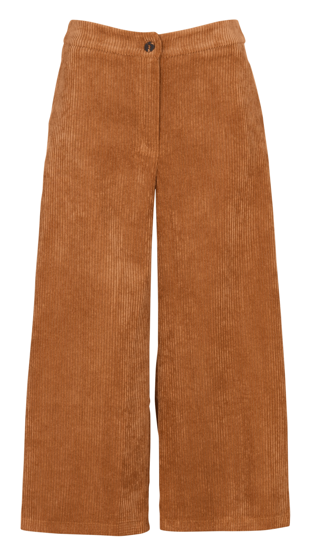 Cropped corduroy trousers LA FEE MARABOUTEE Brown