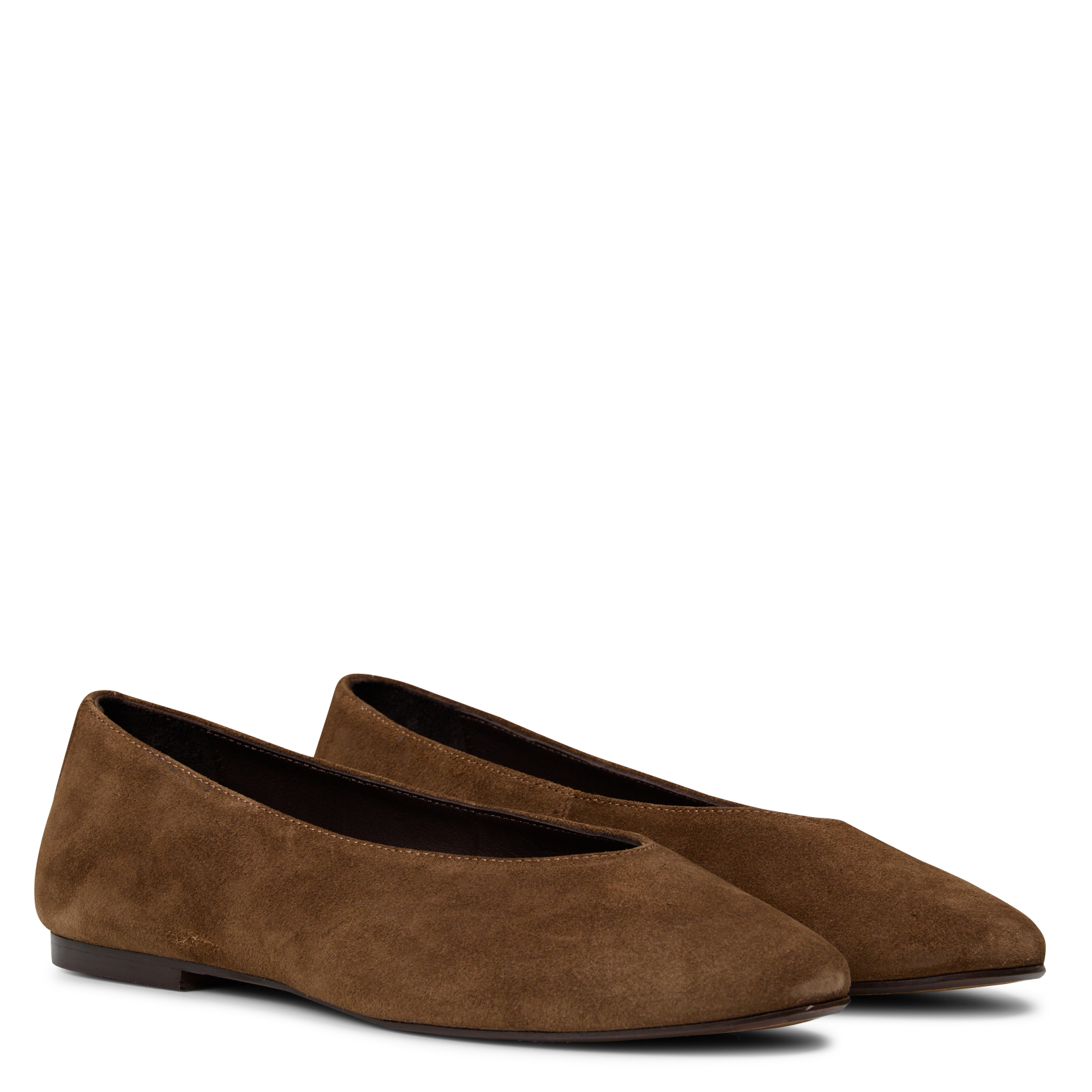 Leather ballet pumps | Brown MELLOW YELLOW Women