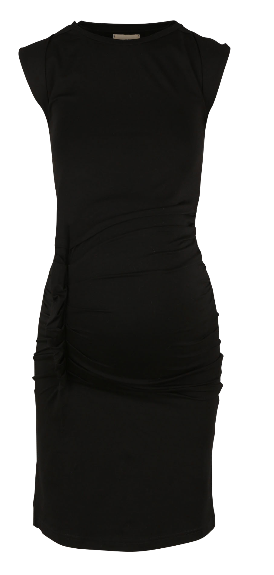 Robe de grossesse courte à fronces PALOMA COLLECTION Noir