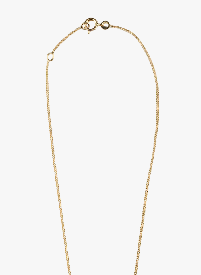 GISEL B Verstellbare Halskette mit kleinem Anhänger in Golden