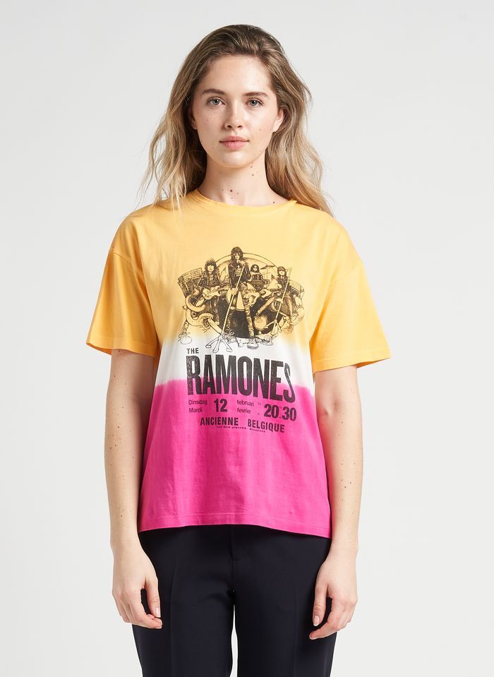 Diskurs delikatesse tilpasningsevne Bedrucktes Rundhals-t-shirt Aus Baumwolle Ramones X Mkt Studio Tie And Dye  Mkt - Damen | Place des Tendances