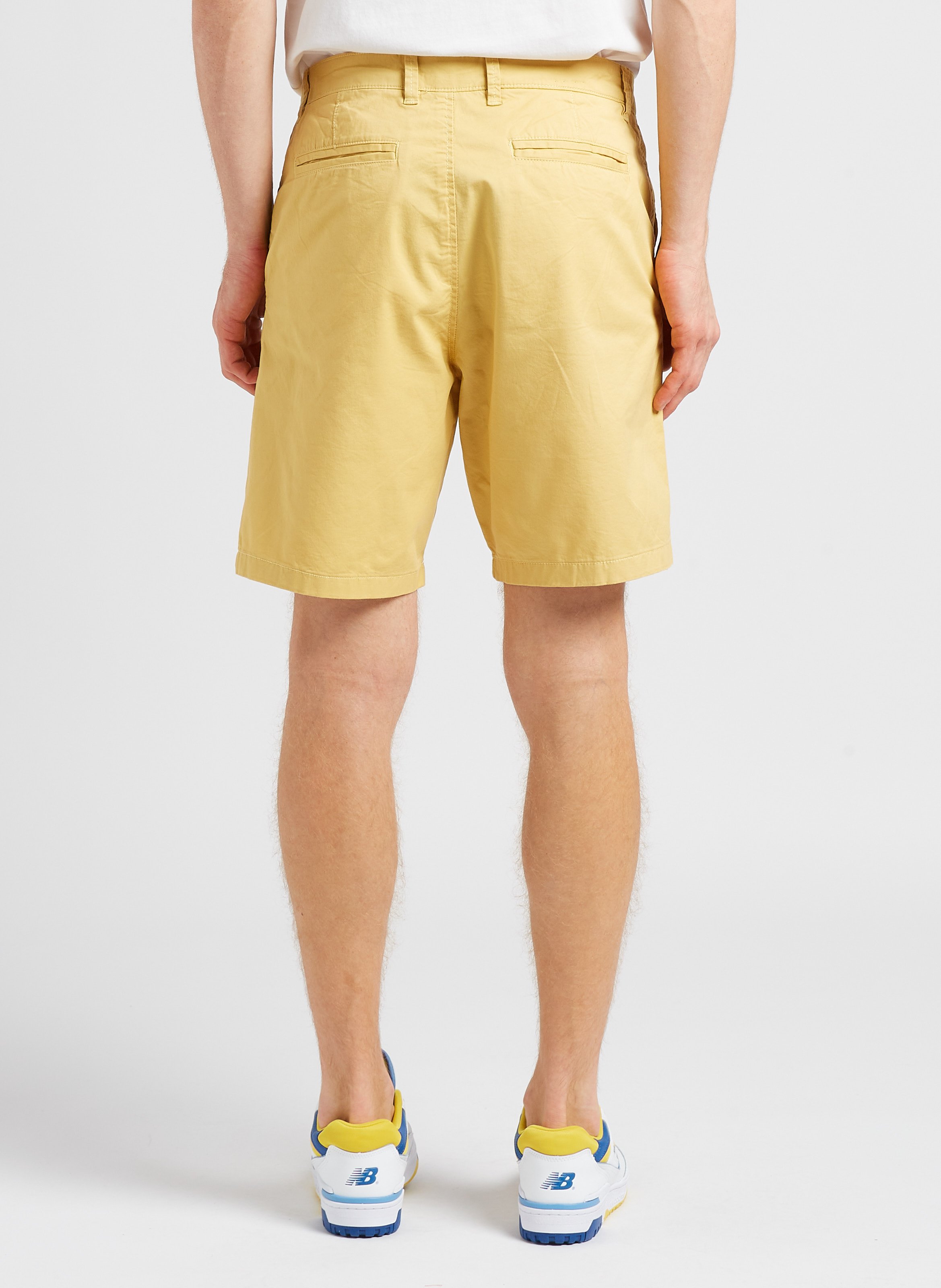 Short droit en coton bio mélangé SELECTED Orange