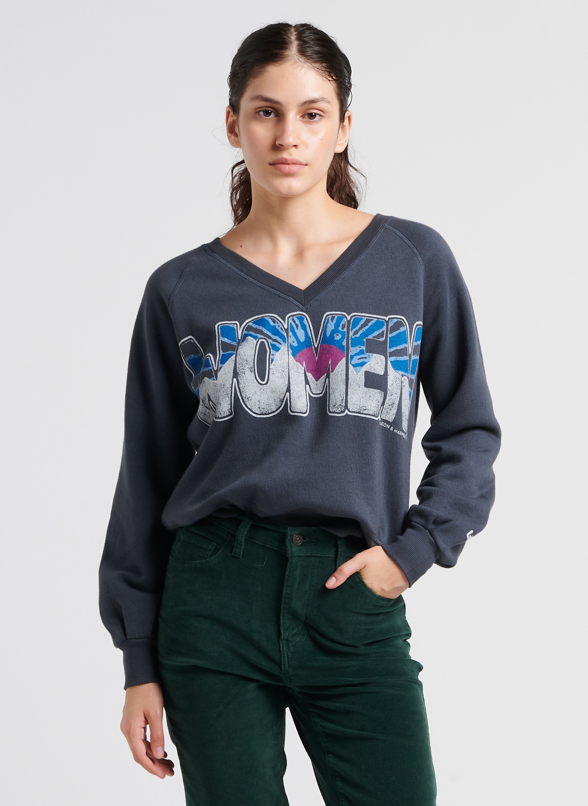 Women's screen hot sale print sweatshirts