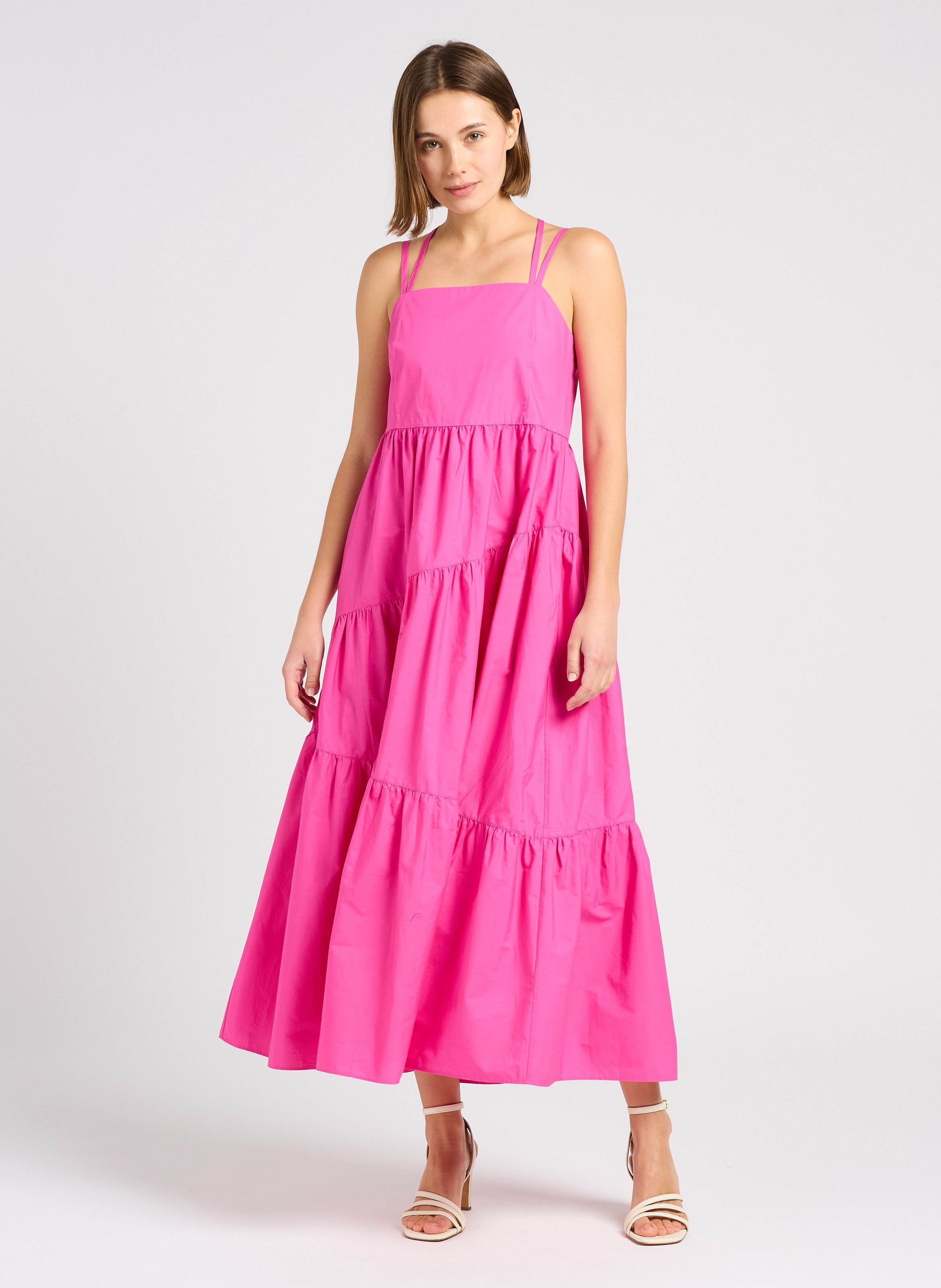 Sandales à talons en cuir BOBBIES Blanc