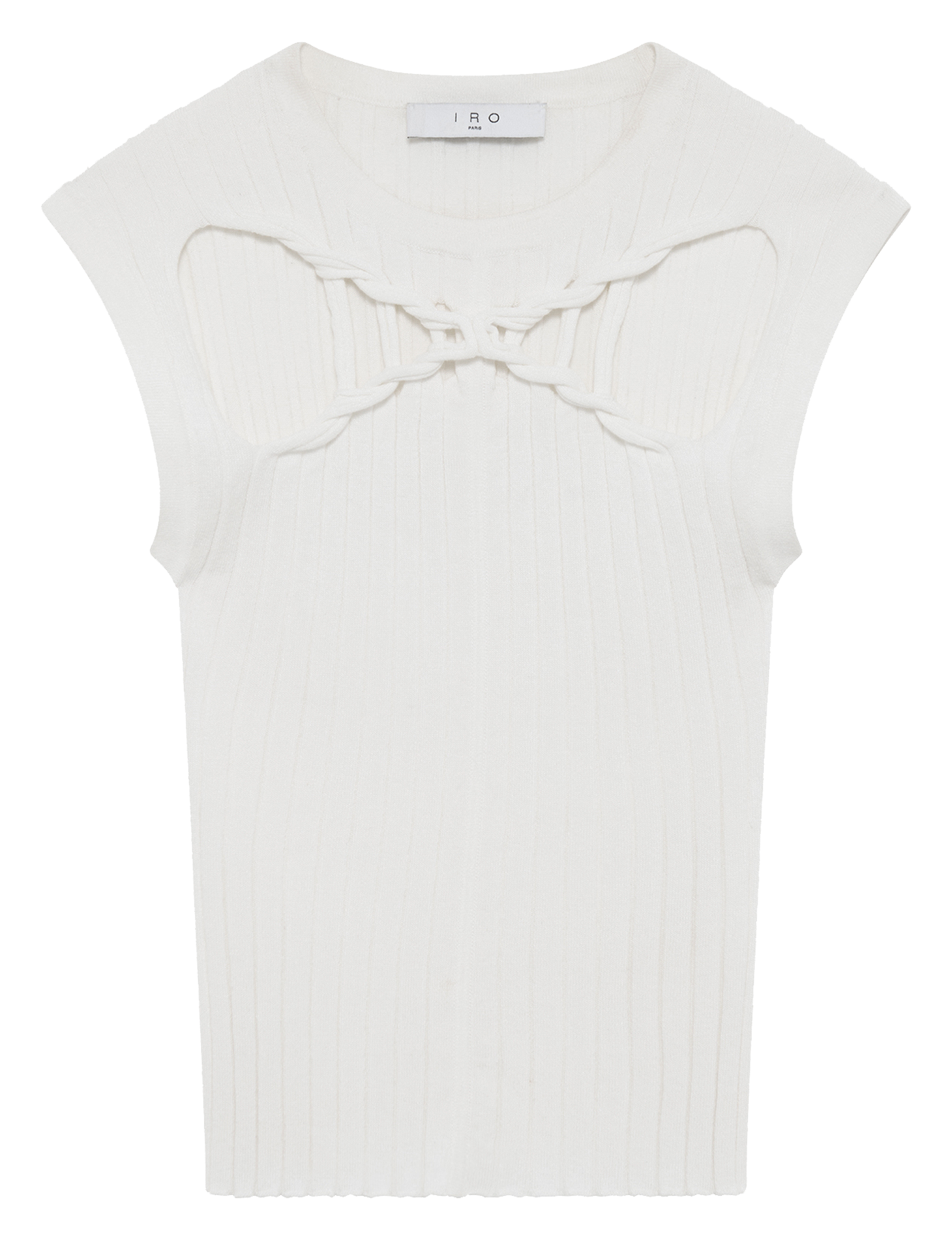 Printed viscose top IRO White