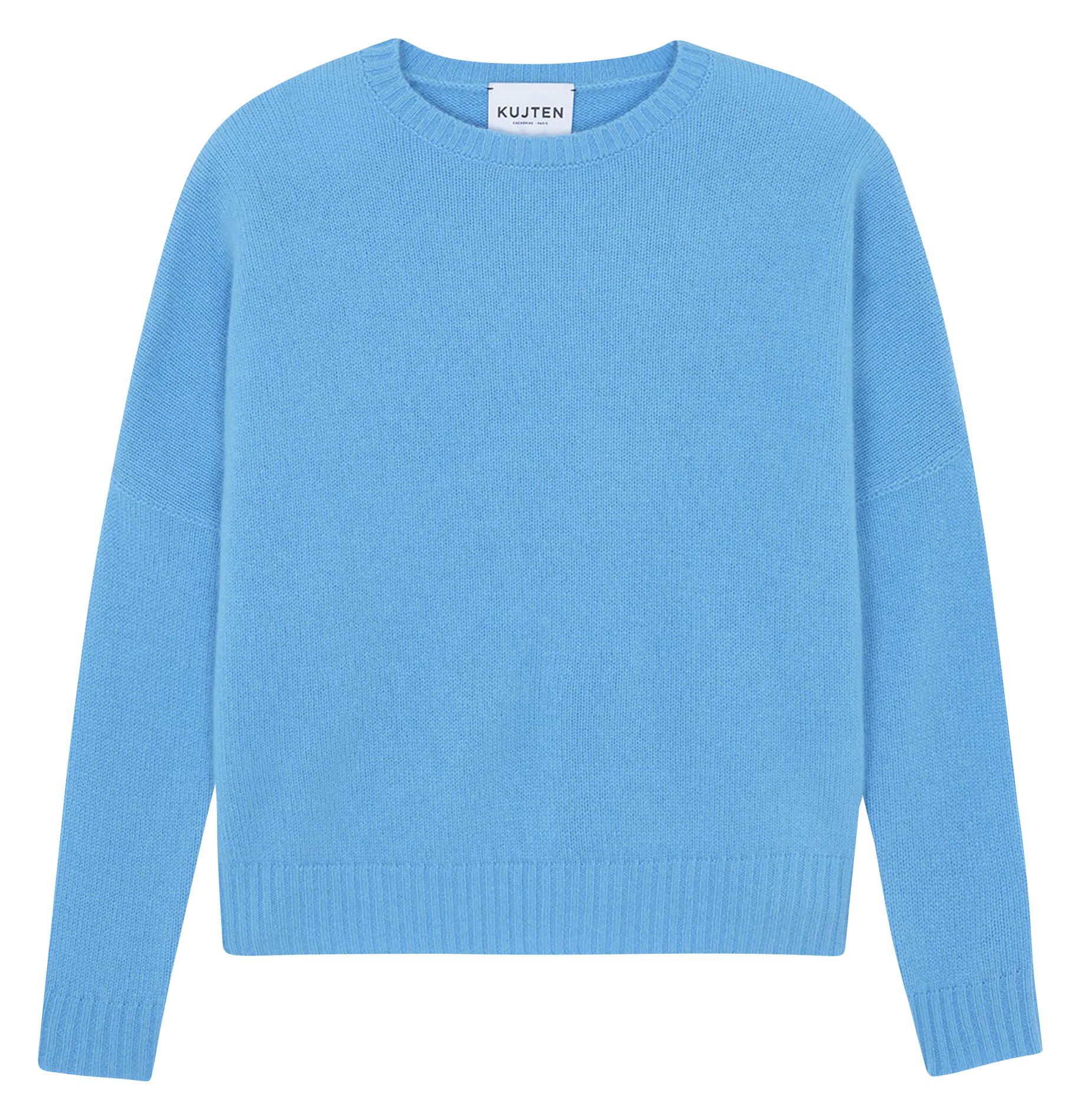 Cashmere round-neck sweater KUJTEN Blue