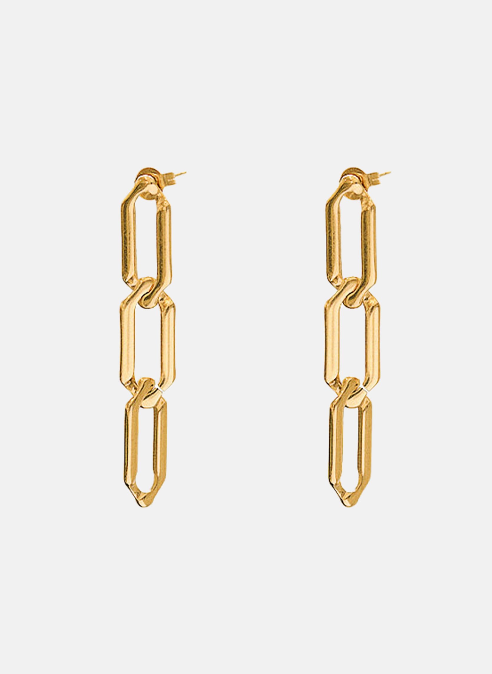 Dangling earrings AEC Paris Golden