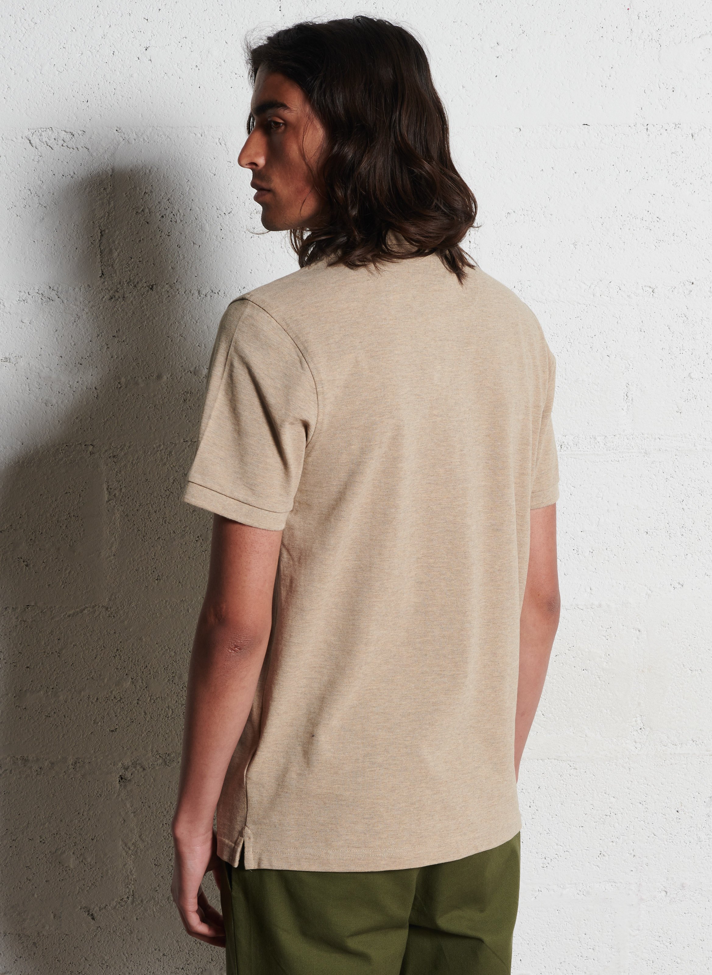 Slim-fit cotton cargo pants FARAH Green