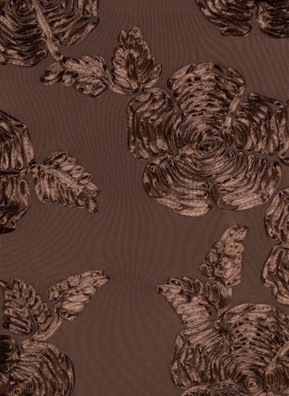 Long bustier dress ROTATE Brown