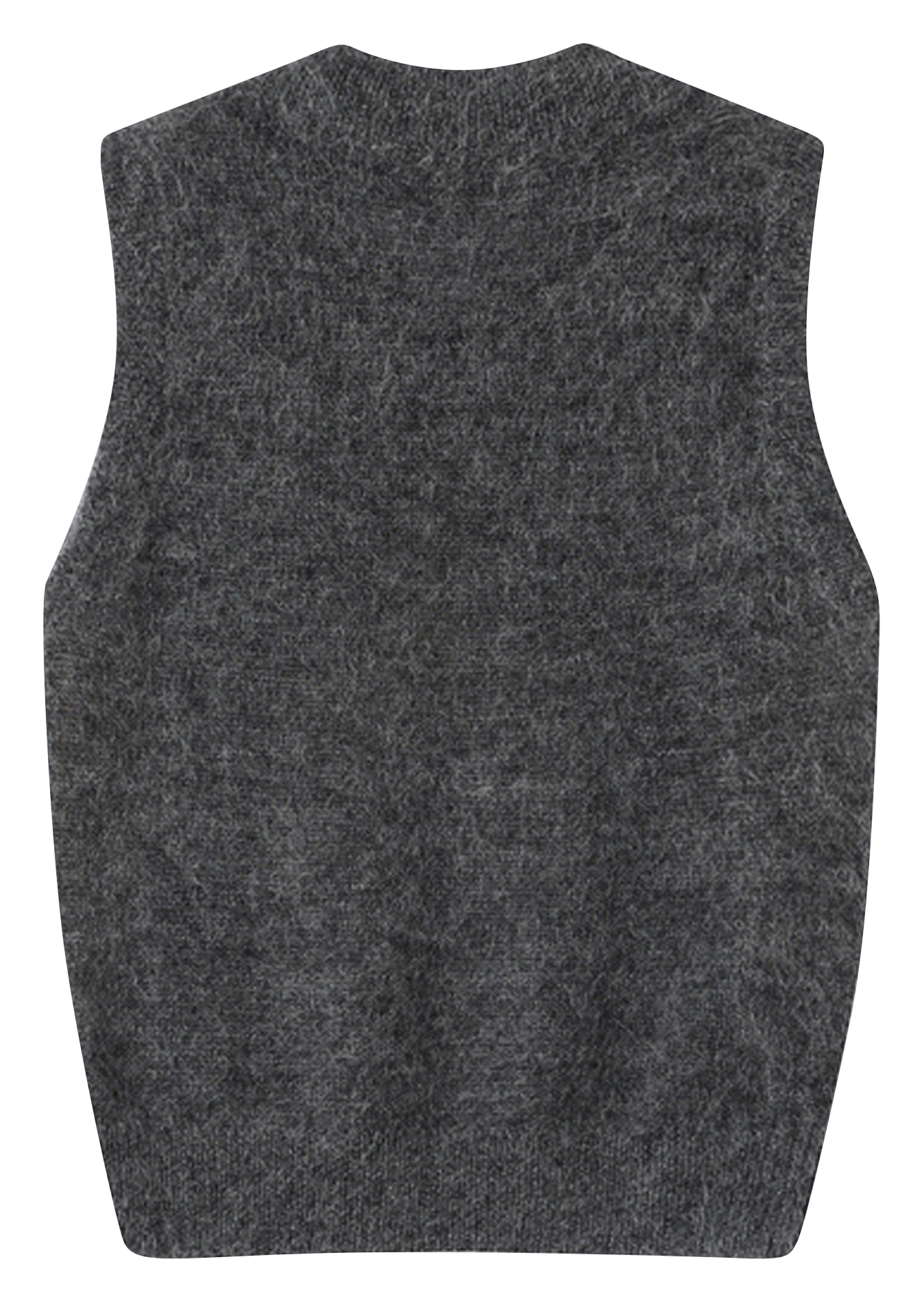 Pull col V à motif argylé GRACE ET MILA Gris