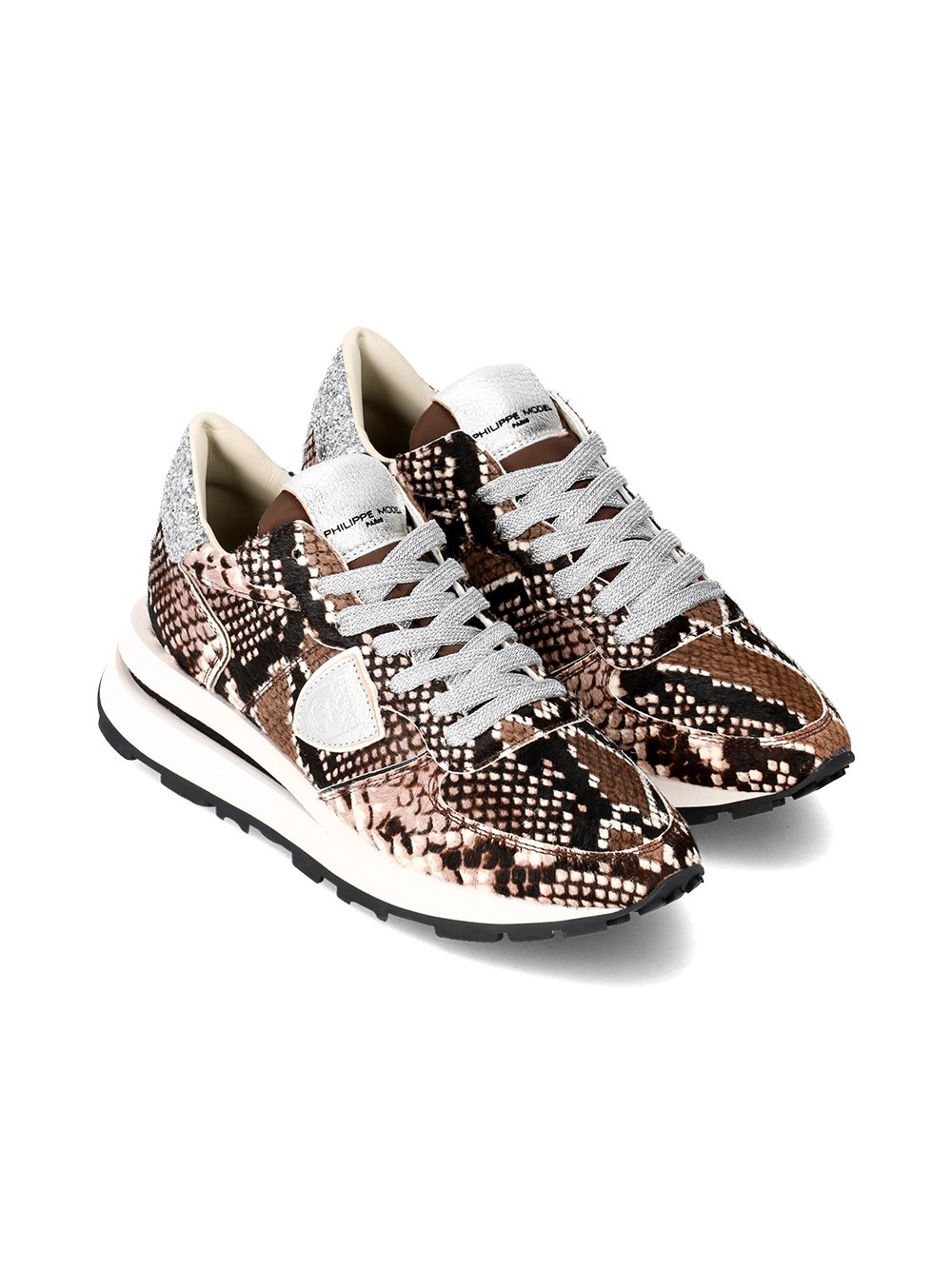 Sneakers Tropez Haute Running PHILIPPE MODEL Silver
