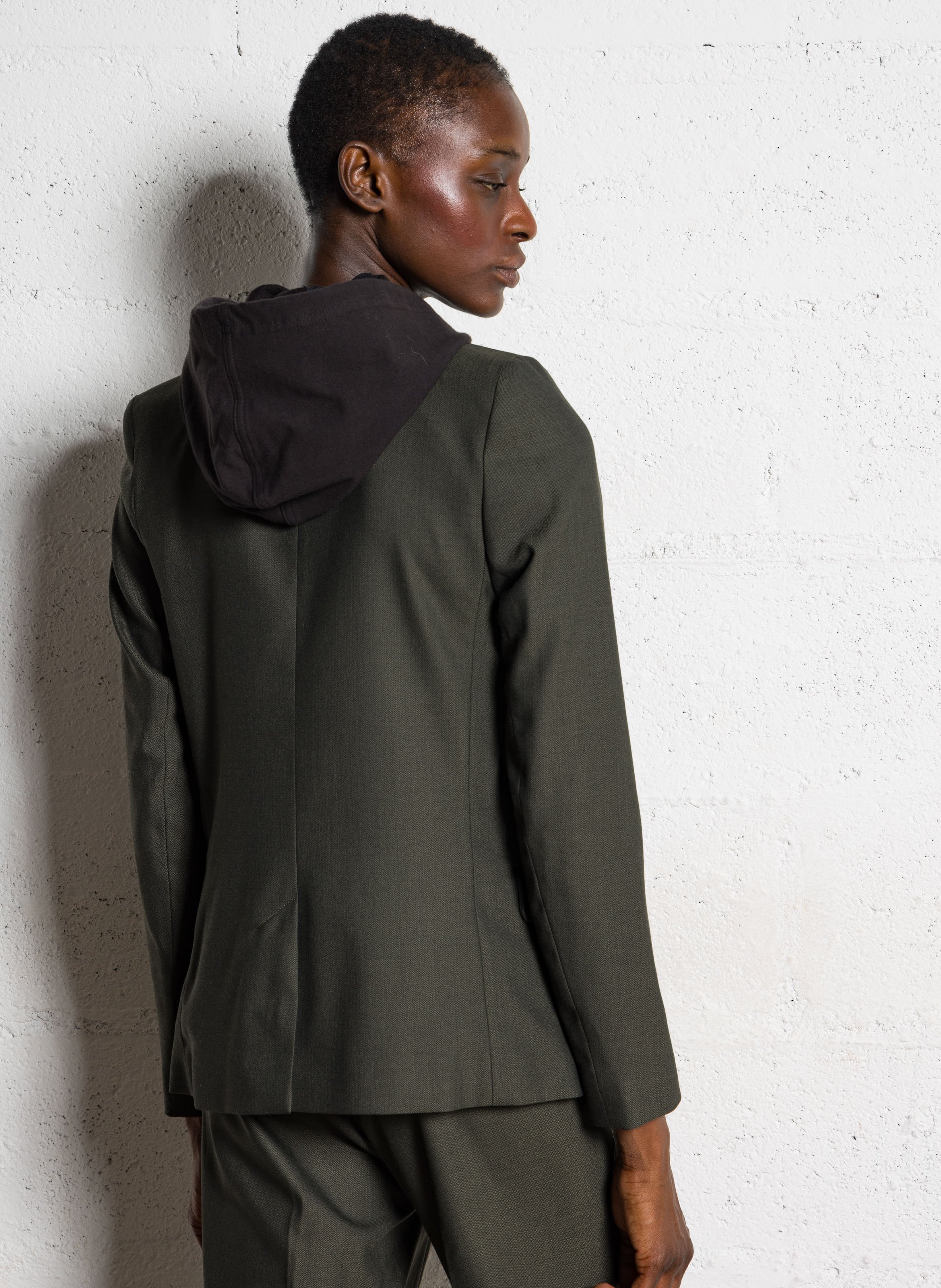 Veste col tailleur IKKS Kaki