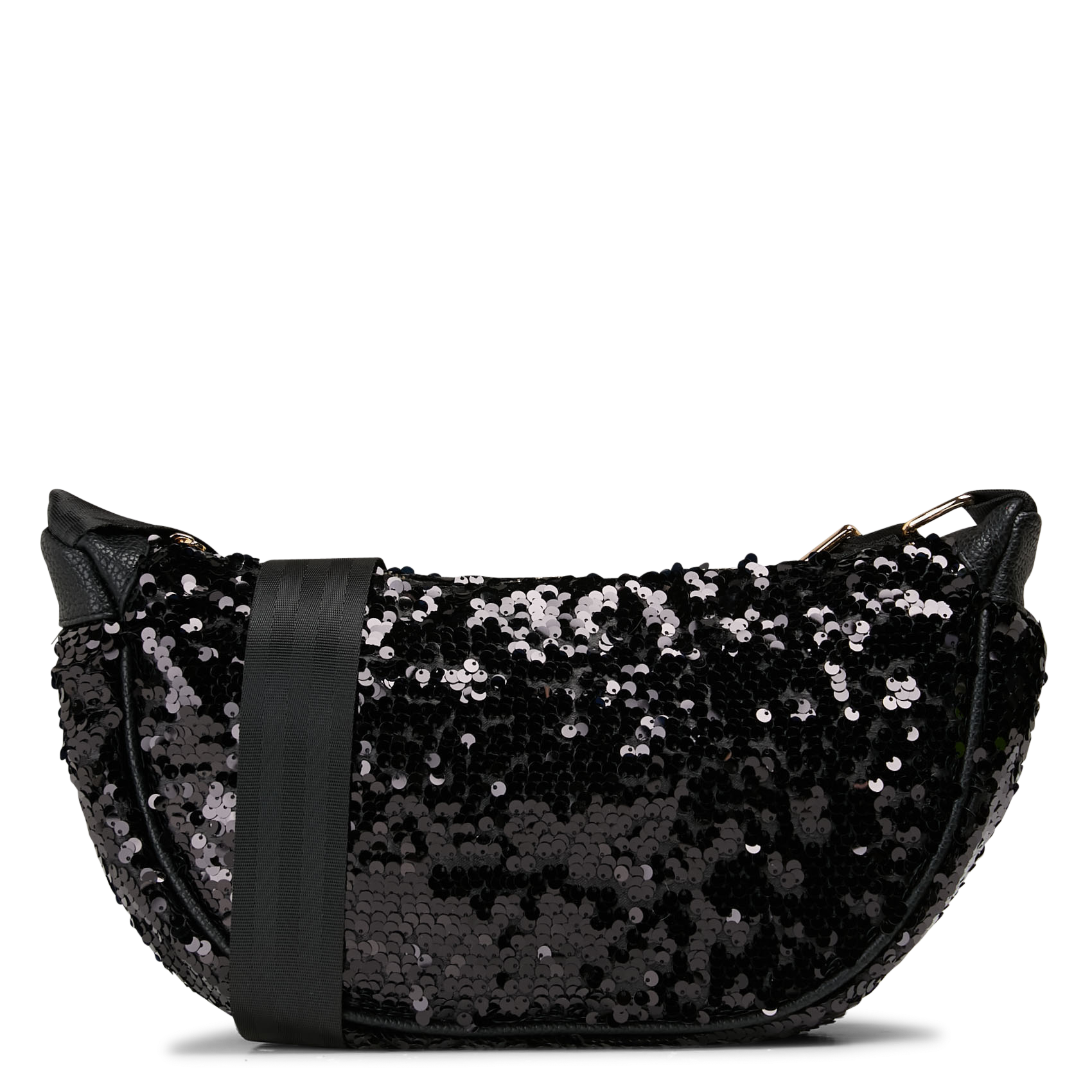 Rhinestone banana bag AU PRINTEMPS PARIS Black