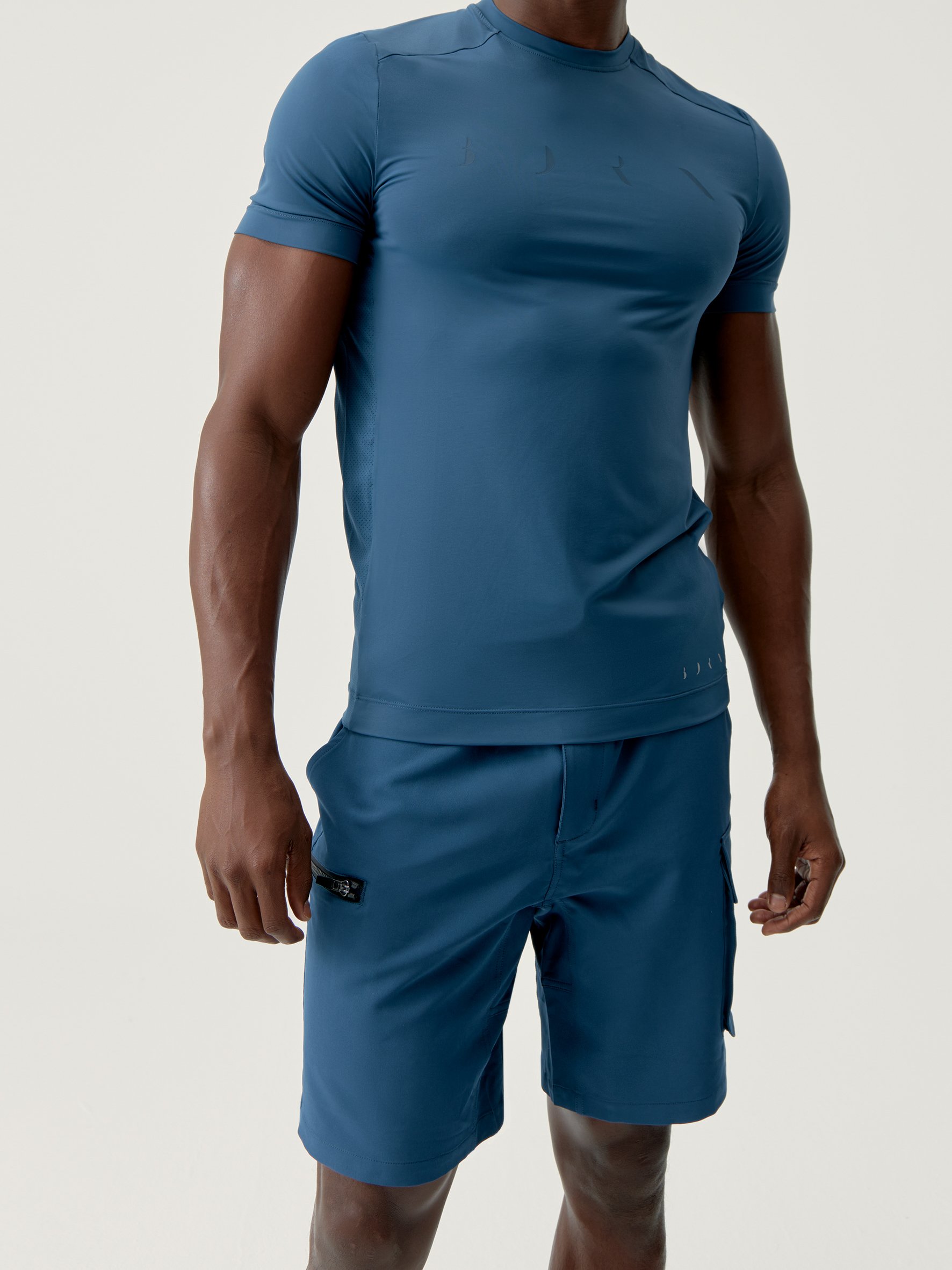 Men's sports shorts training Yukon BORN LIVING YOGA Blue