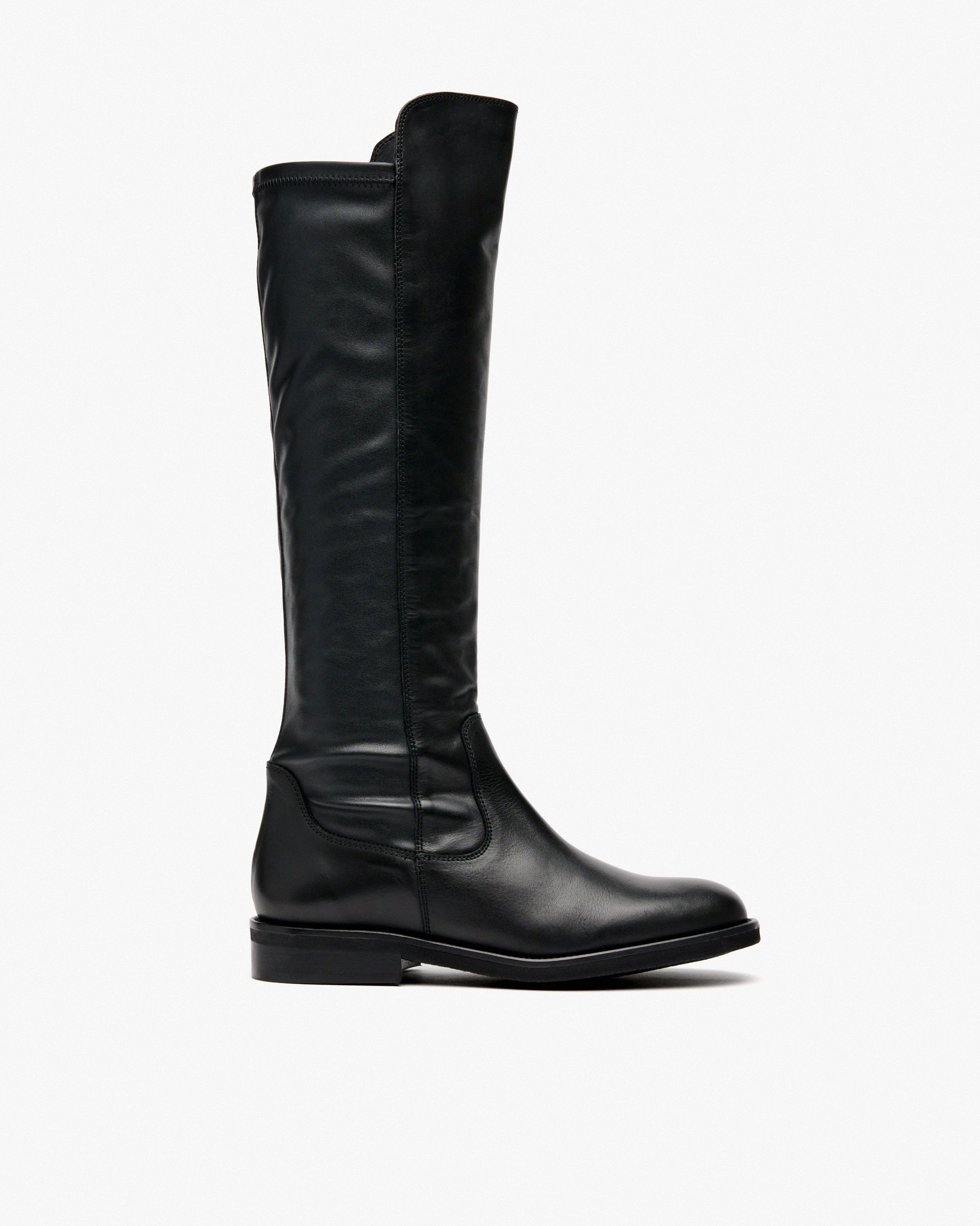 Black leather high boots PEDRO MIRALLES Black