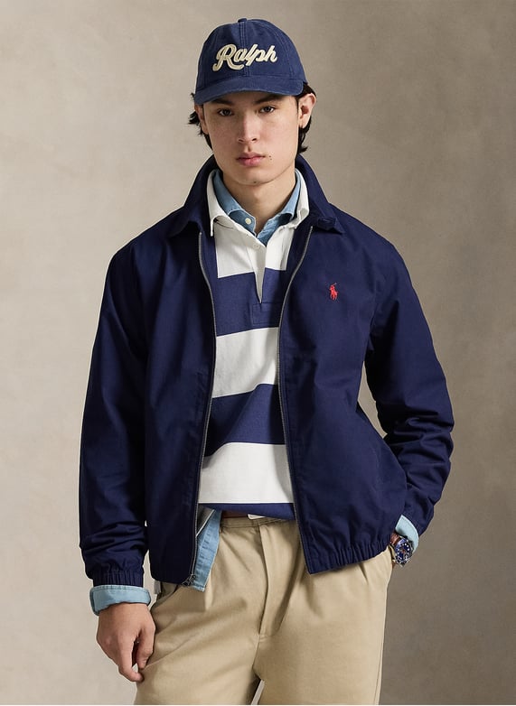 Windbreaker jacket with zip Blue Polo ralph lauren - Men | Place Windbreaker jacket with zip Blue Polo ralph lauren - Men | Place