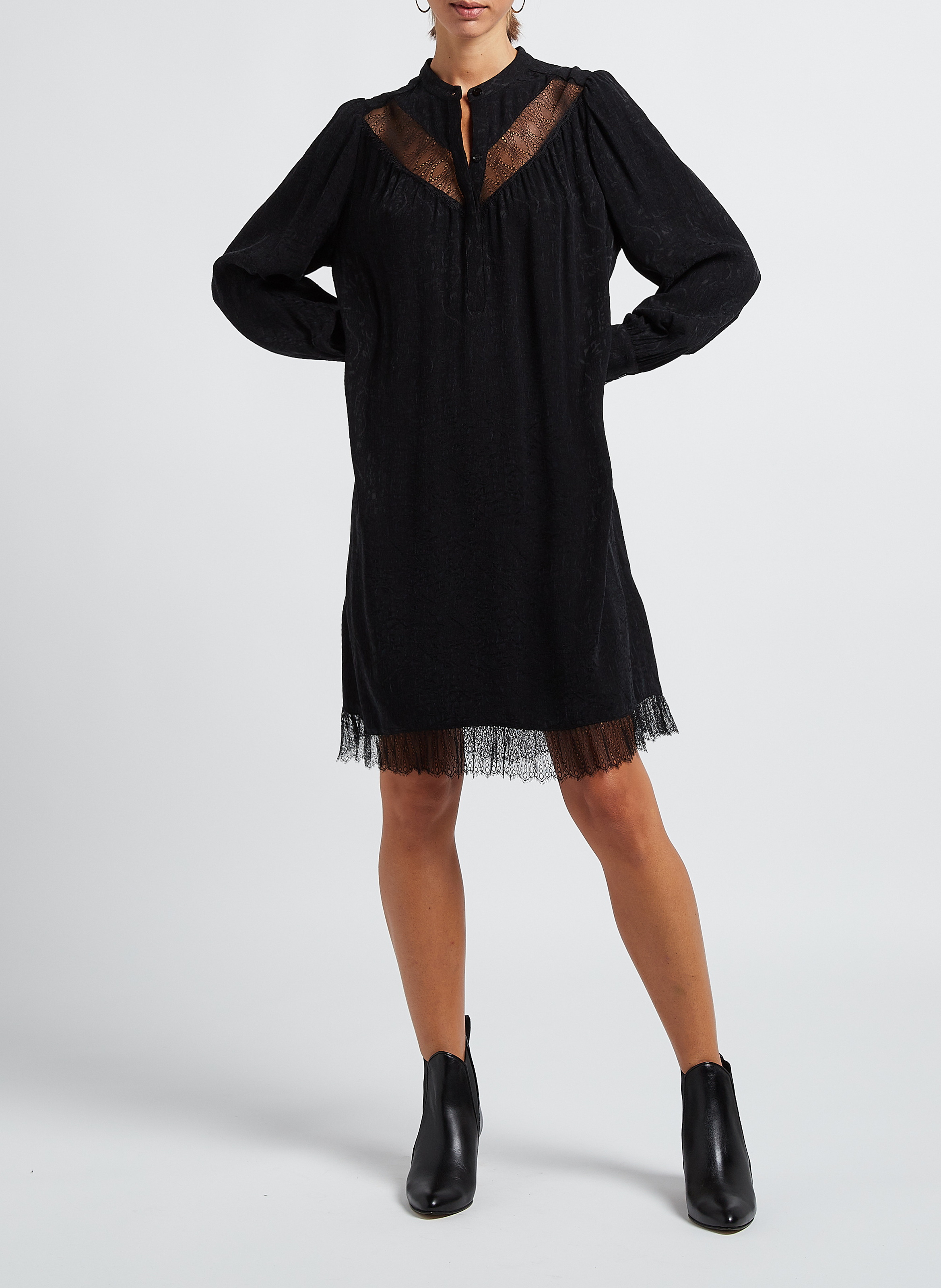 Lederstiefeletten ANONYMOUS COPENHAGEN Schwarz