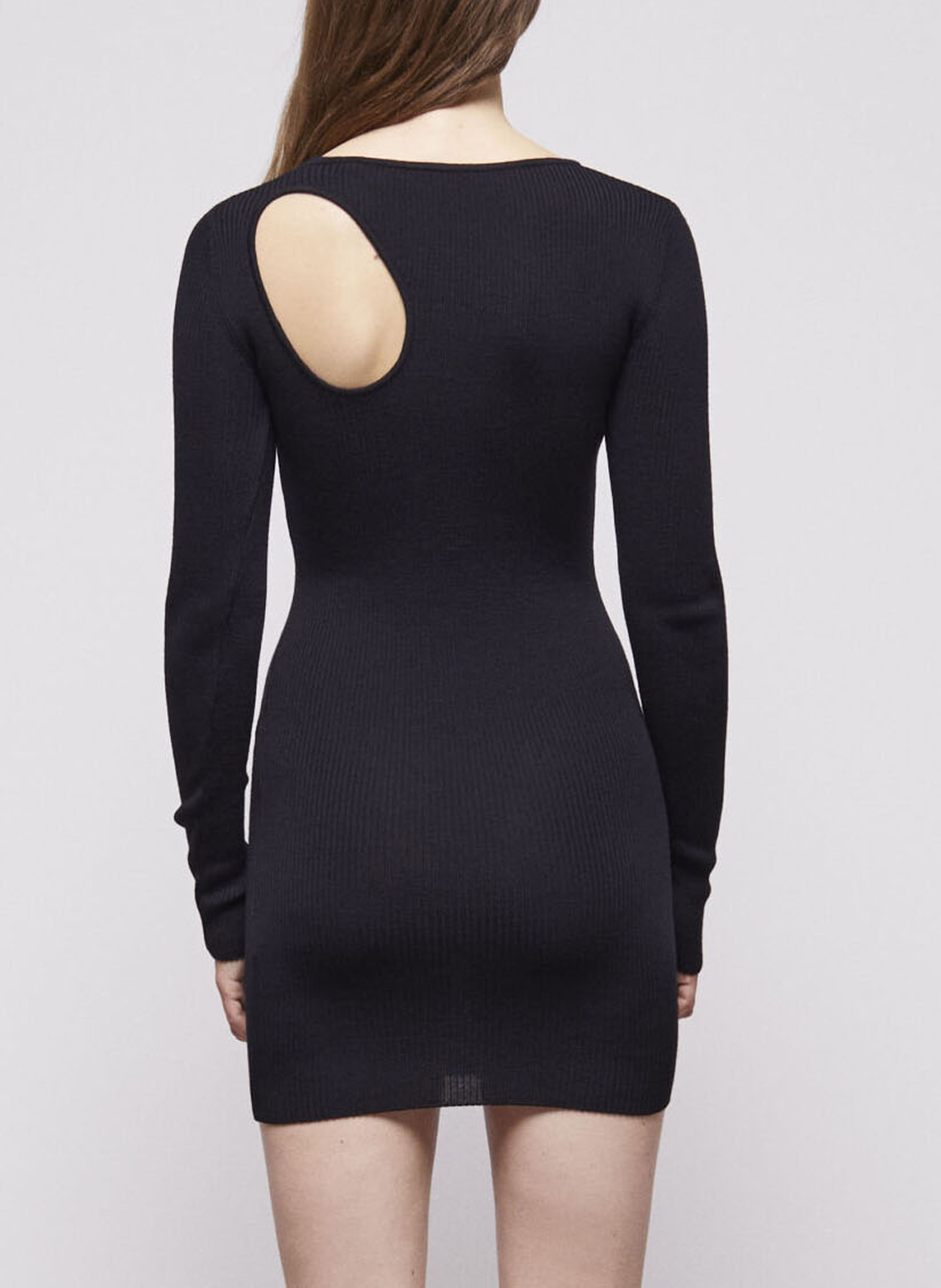 Robe courte en laine THE KOOPLES Noir