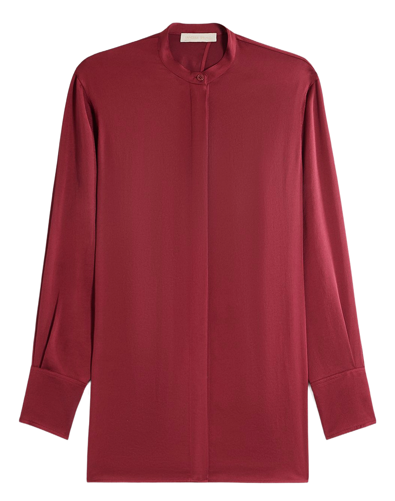 Flowy shirt with open split back VANESSA BRUNO Red