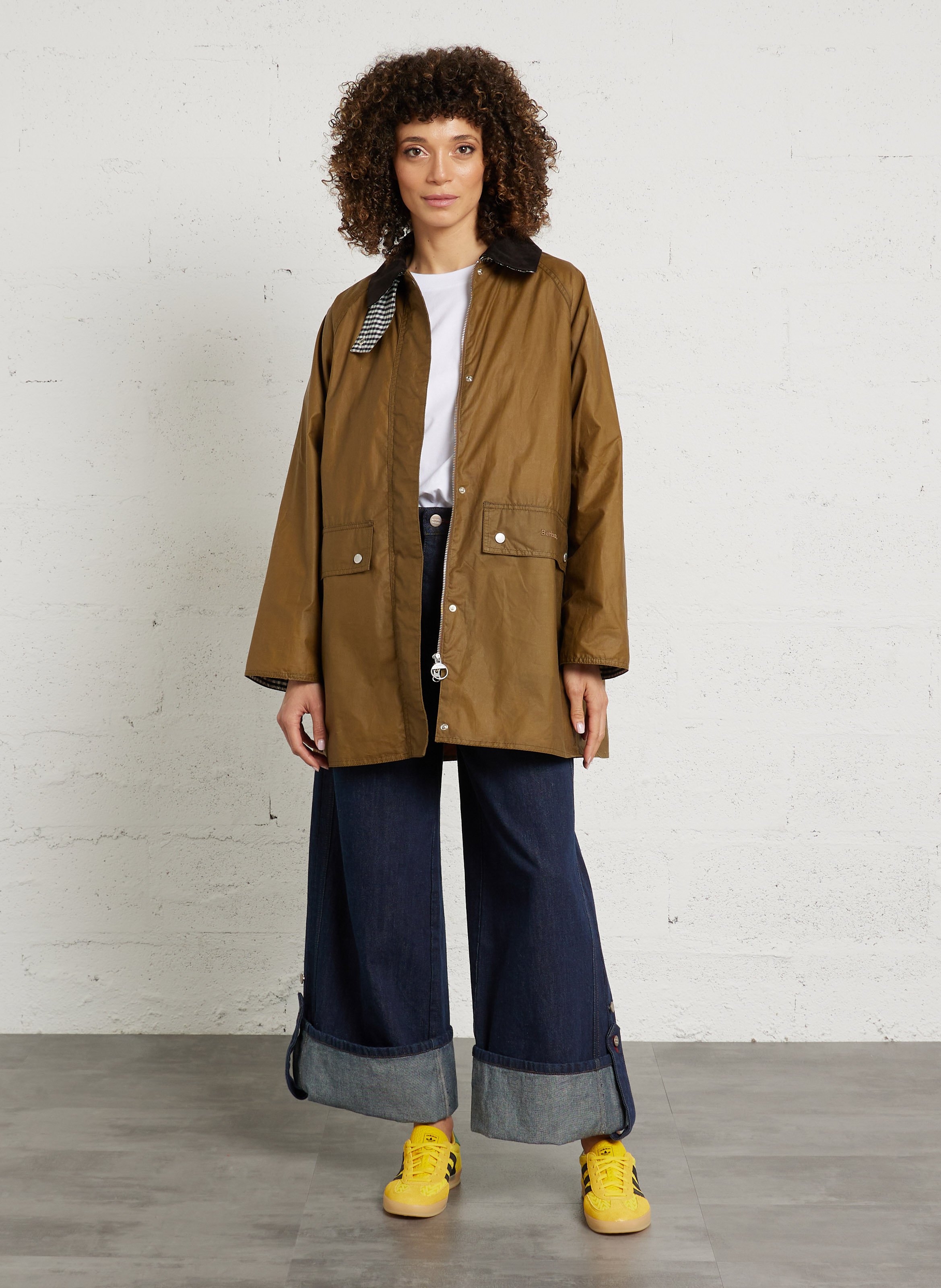 Veste droite col classique BARBOUR Beige