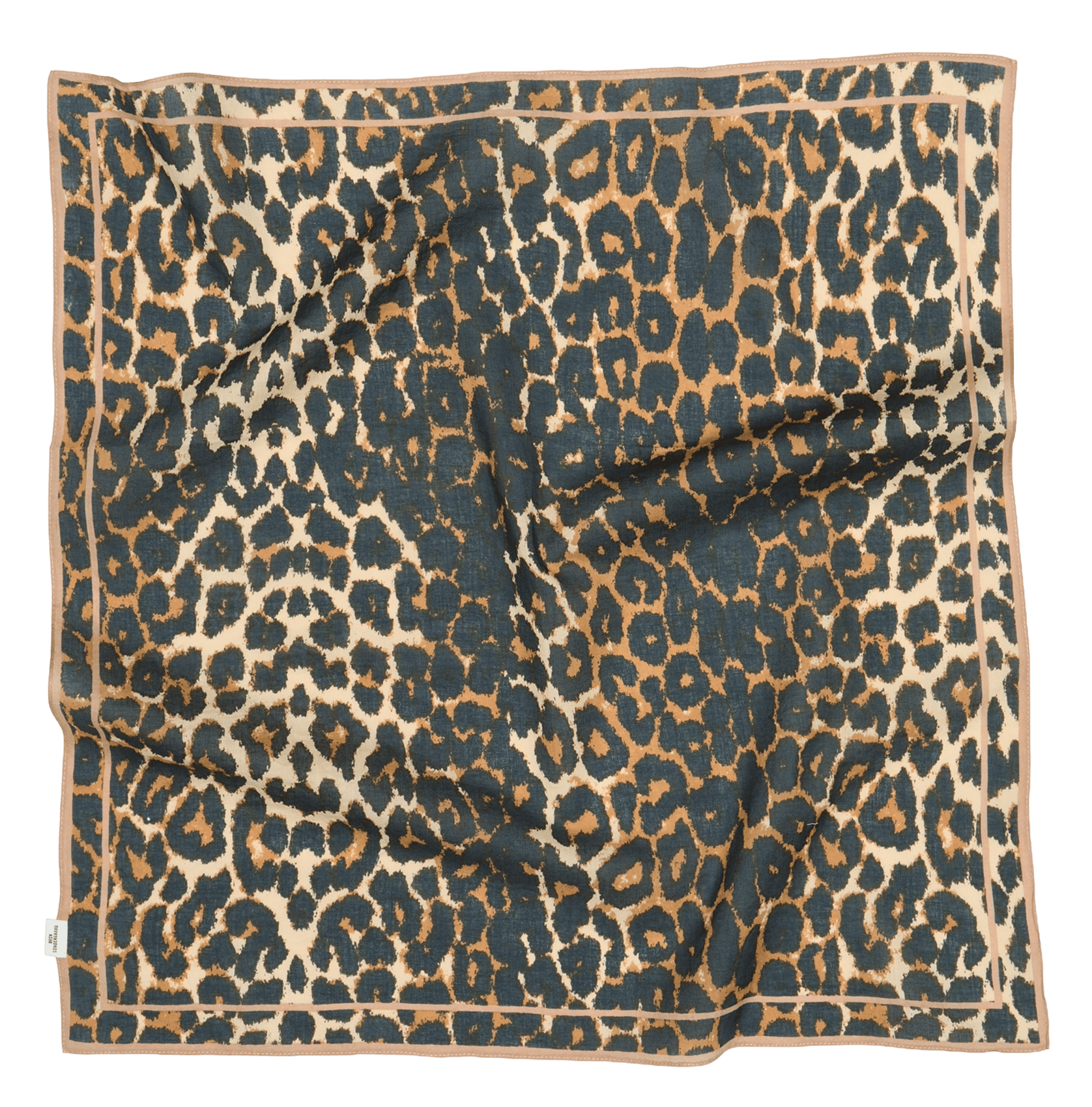 Leopard cotton scarf BECKSONDERGAARD Multicolored