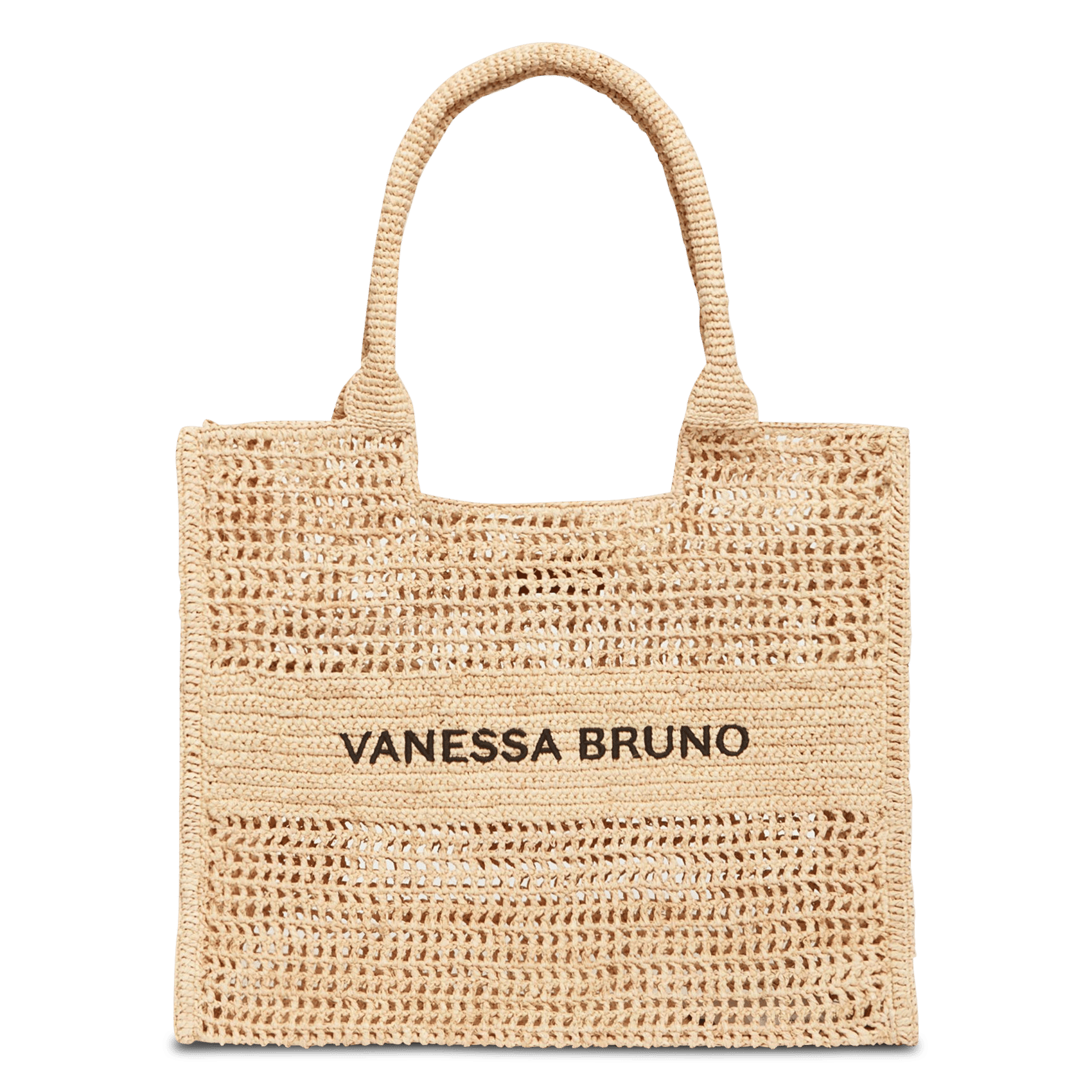 Borsa-cesta in rafia VANESSA BRUNO Beige