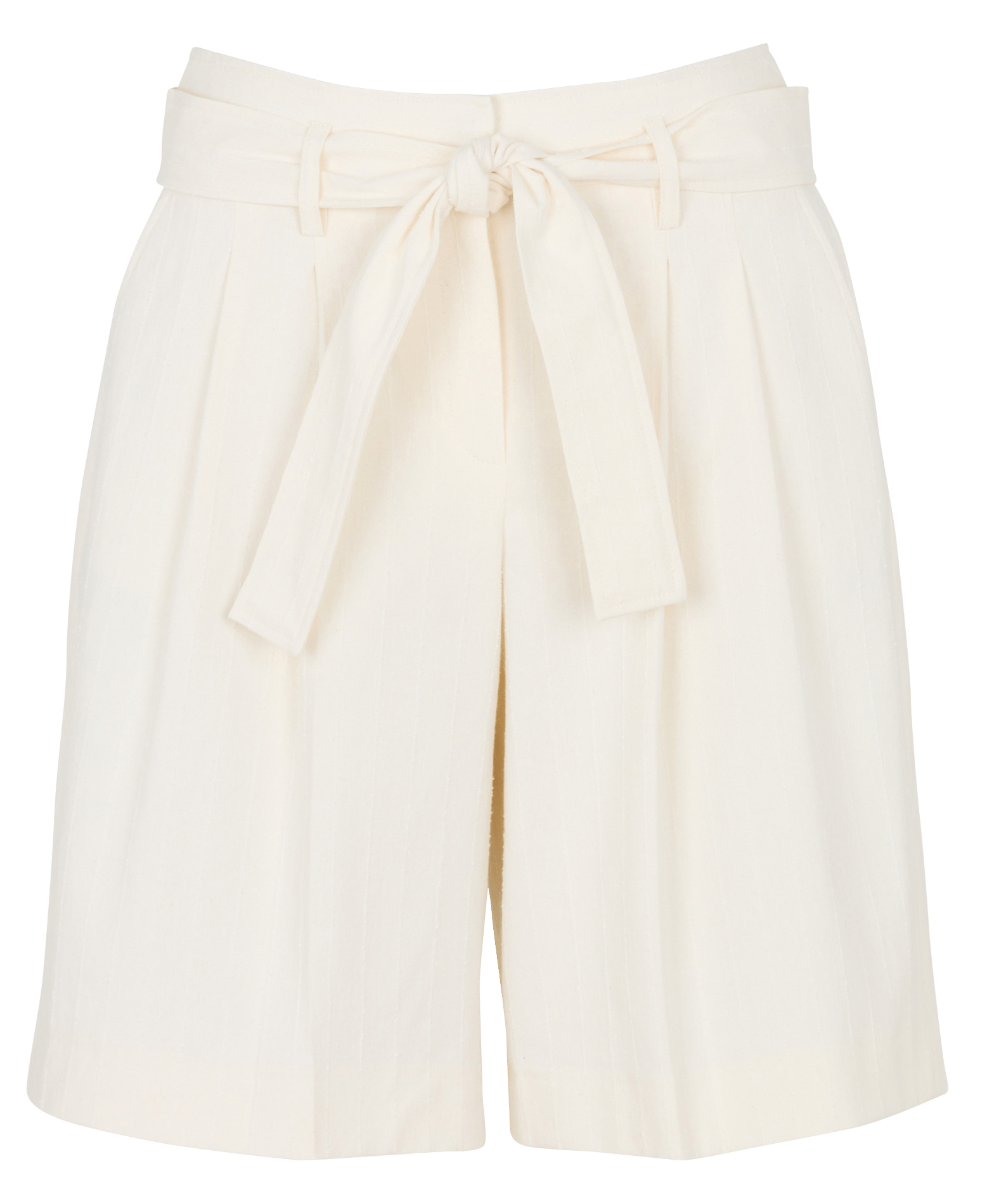 Short large en coton mélangé MAISON 123 Blanc