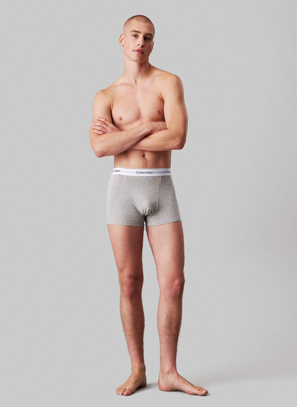 3er-Pack Boxershorts aus Baumwoll-Mix CALVIN KLEIN UNDERWEAR Mehrfarbig