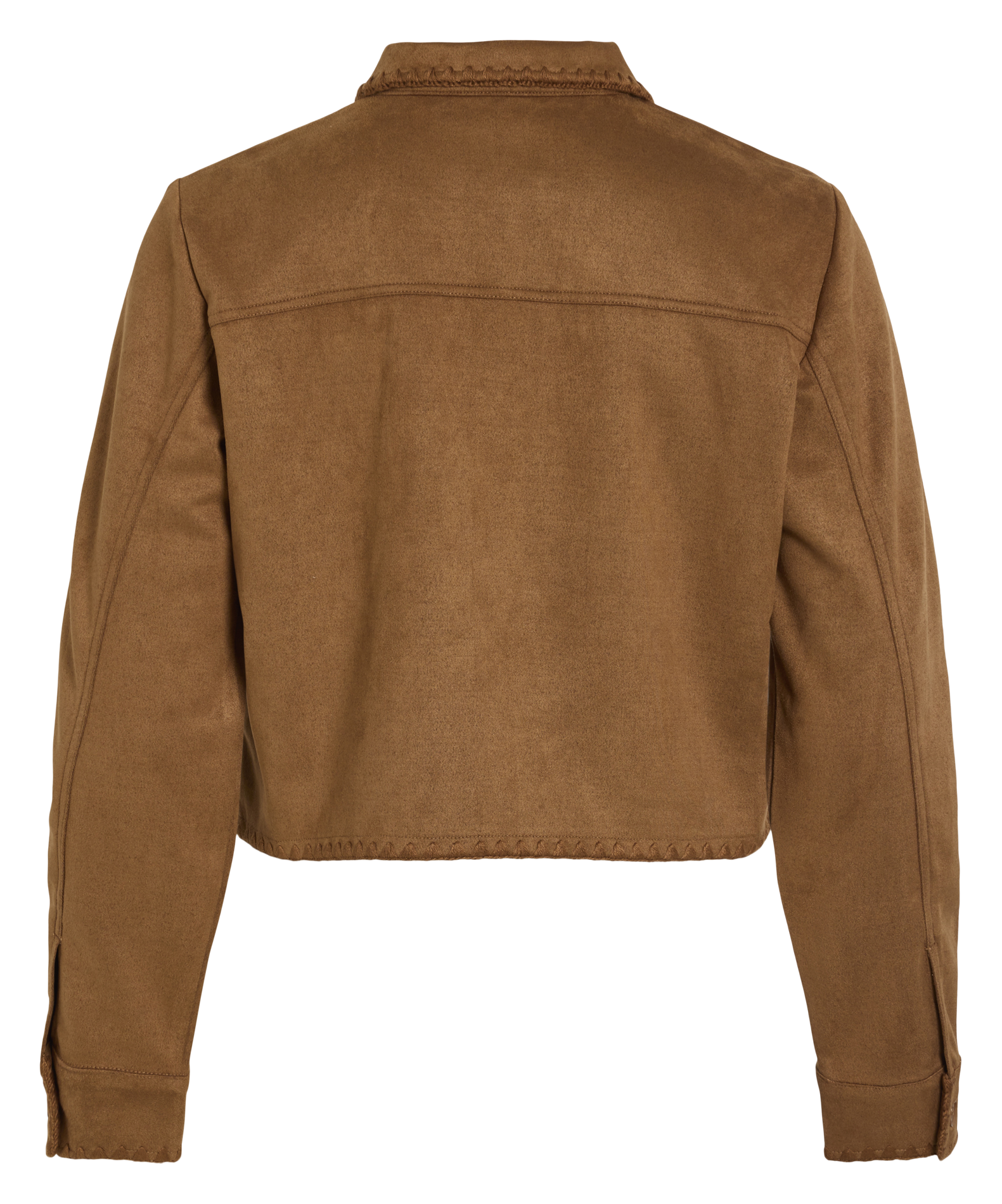 Veste droite col classique VILA Marron