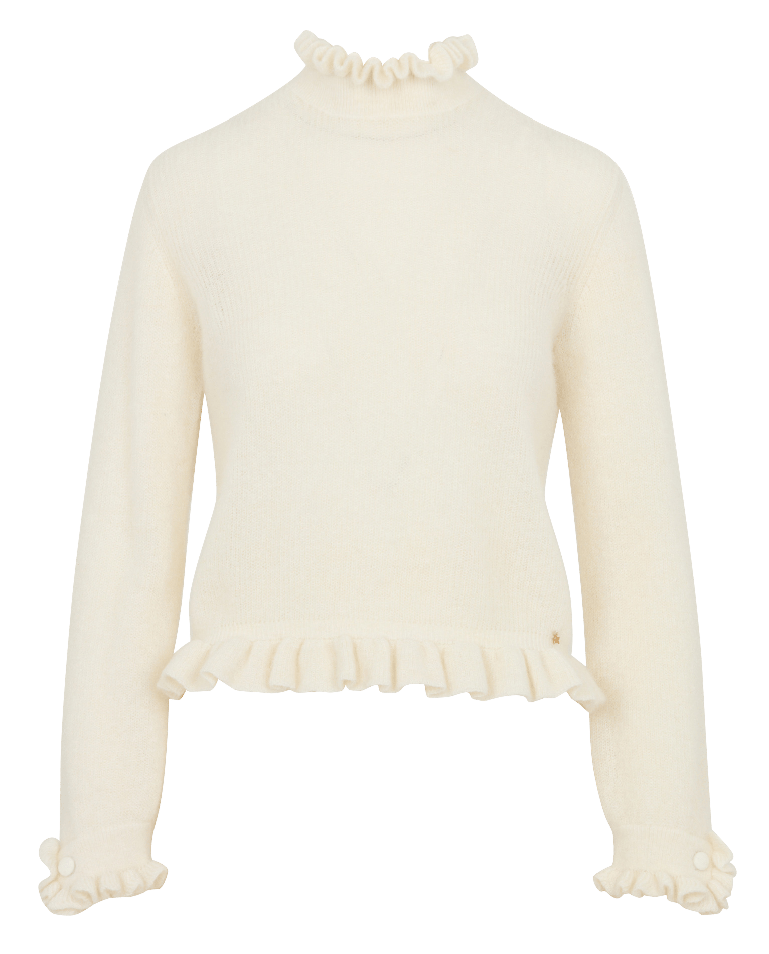 Wollmix-Pullover mit Stehkragen DES PETITS HAUTS