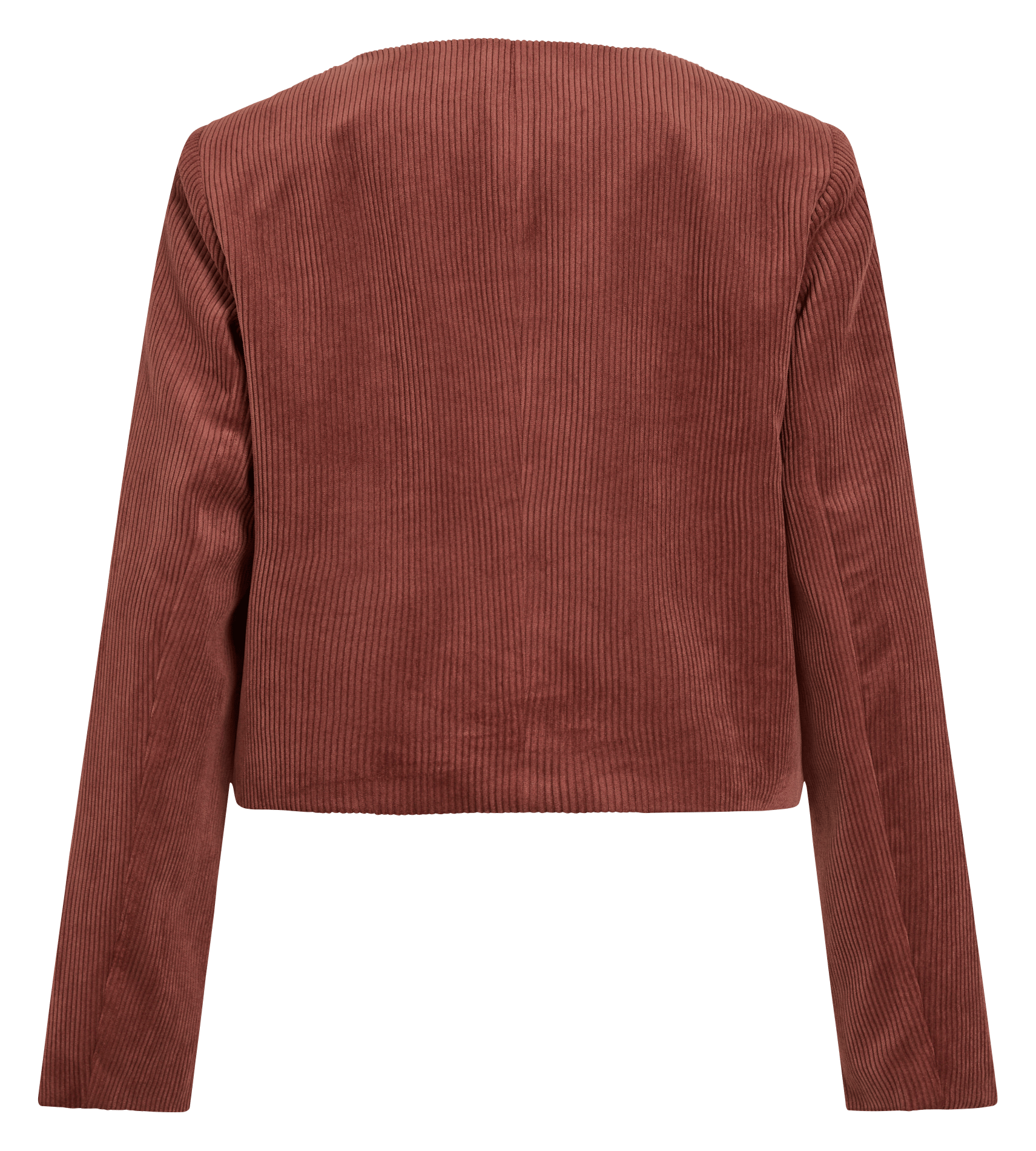 Veste col rond  VILA Marron