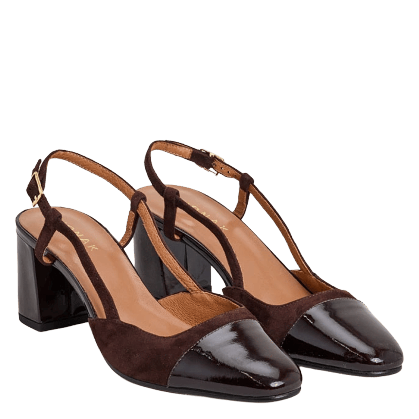 Escarpins en cuir  JONAK Marron
