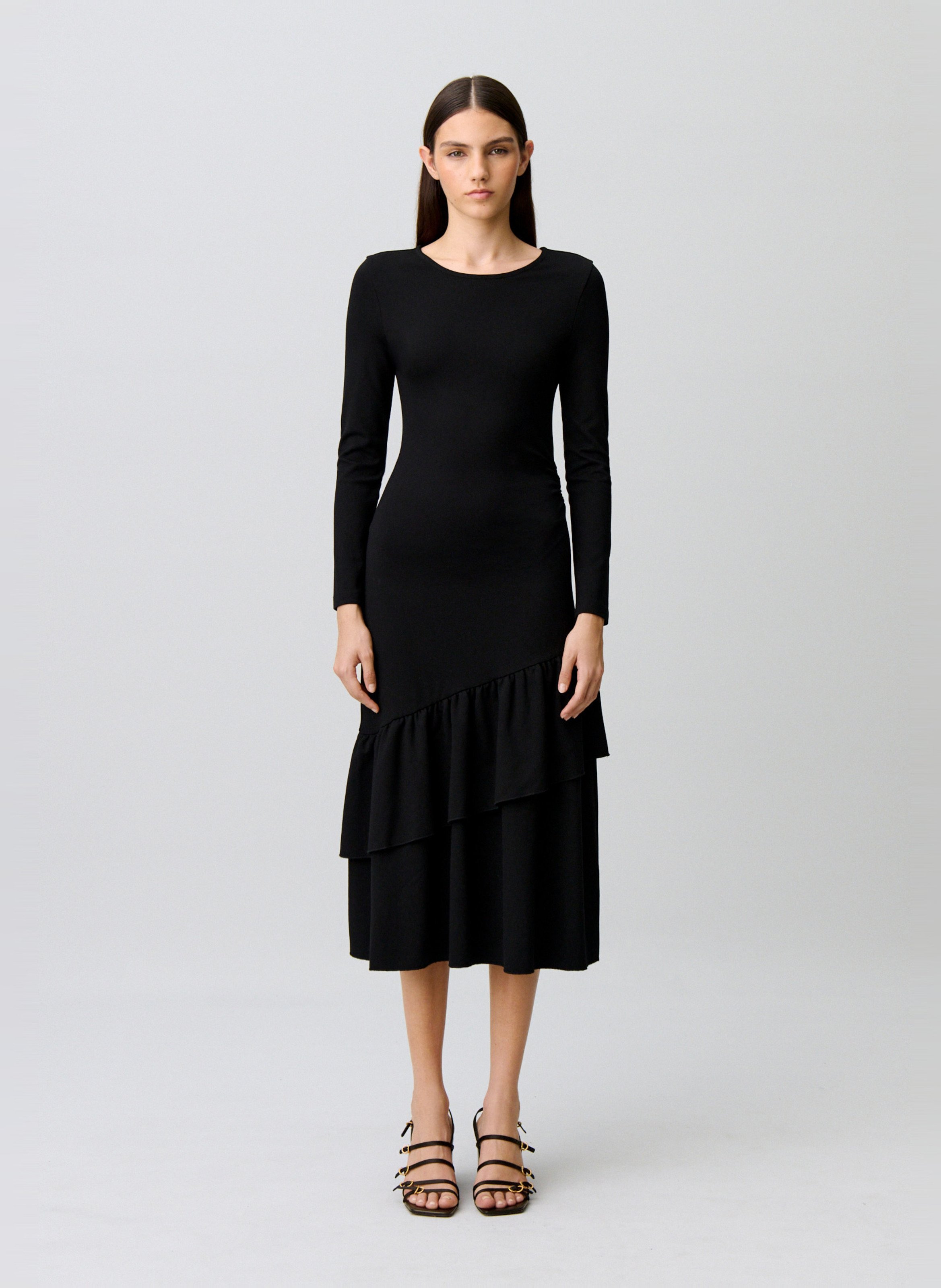 Robe midi cintrée CLAUDIE PIERLOT Noir