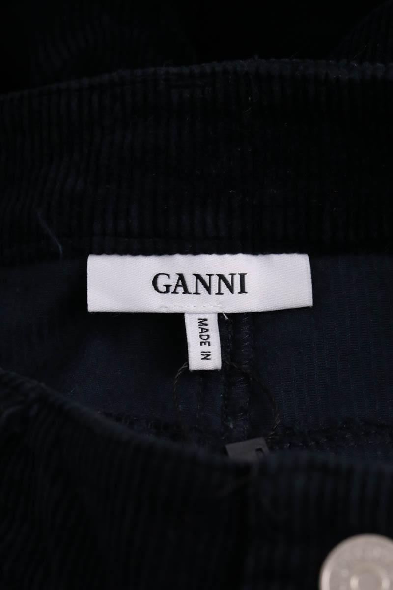 Slim trousers GANNI - Seconde Main Blue