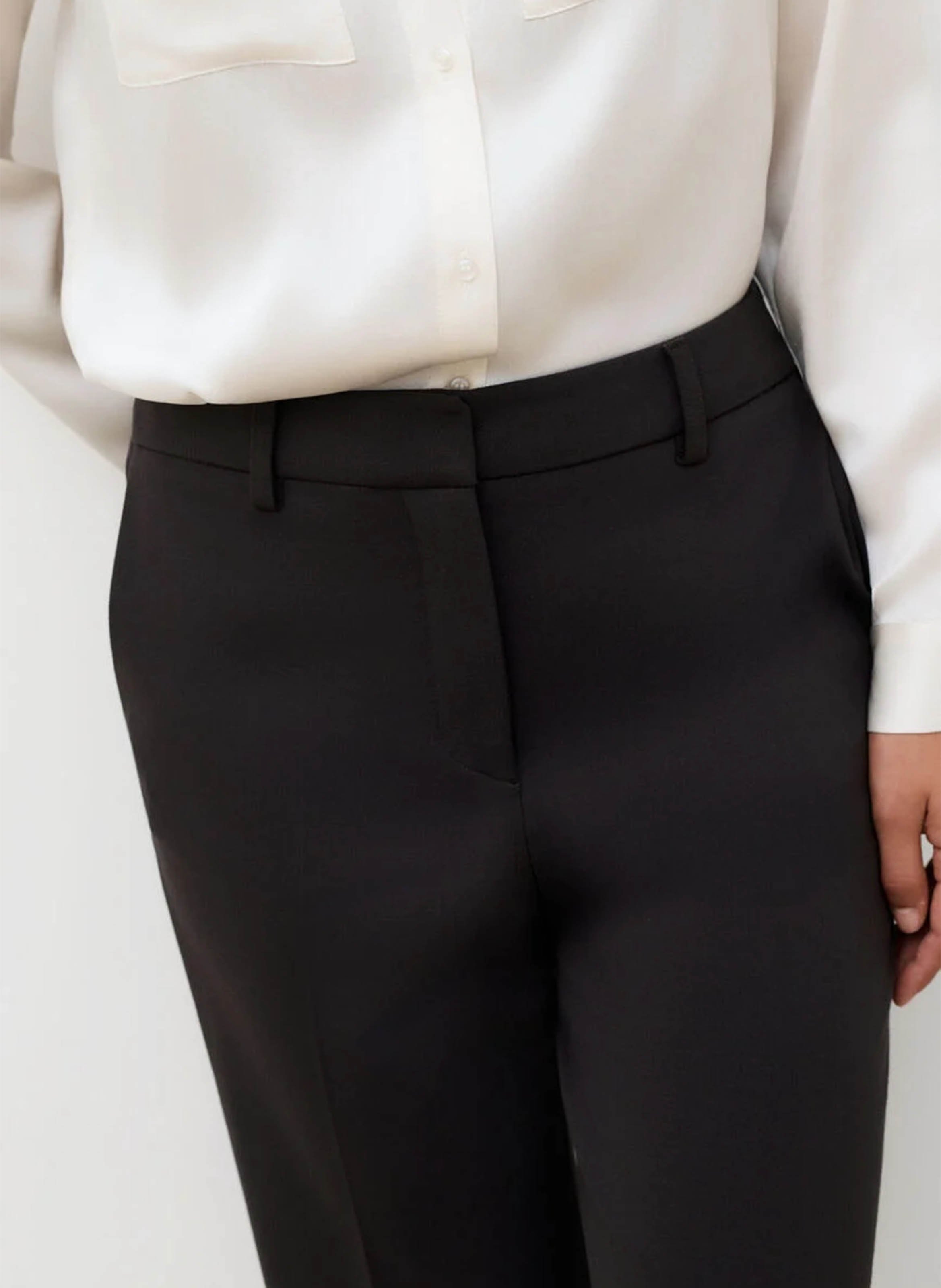 Pantalon droit  CAROLL Marron