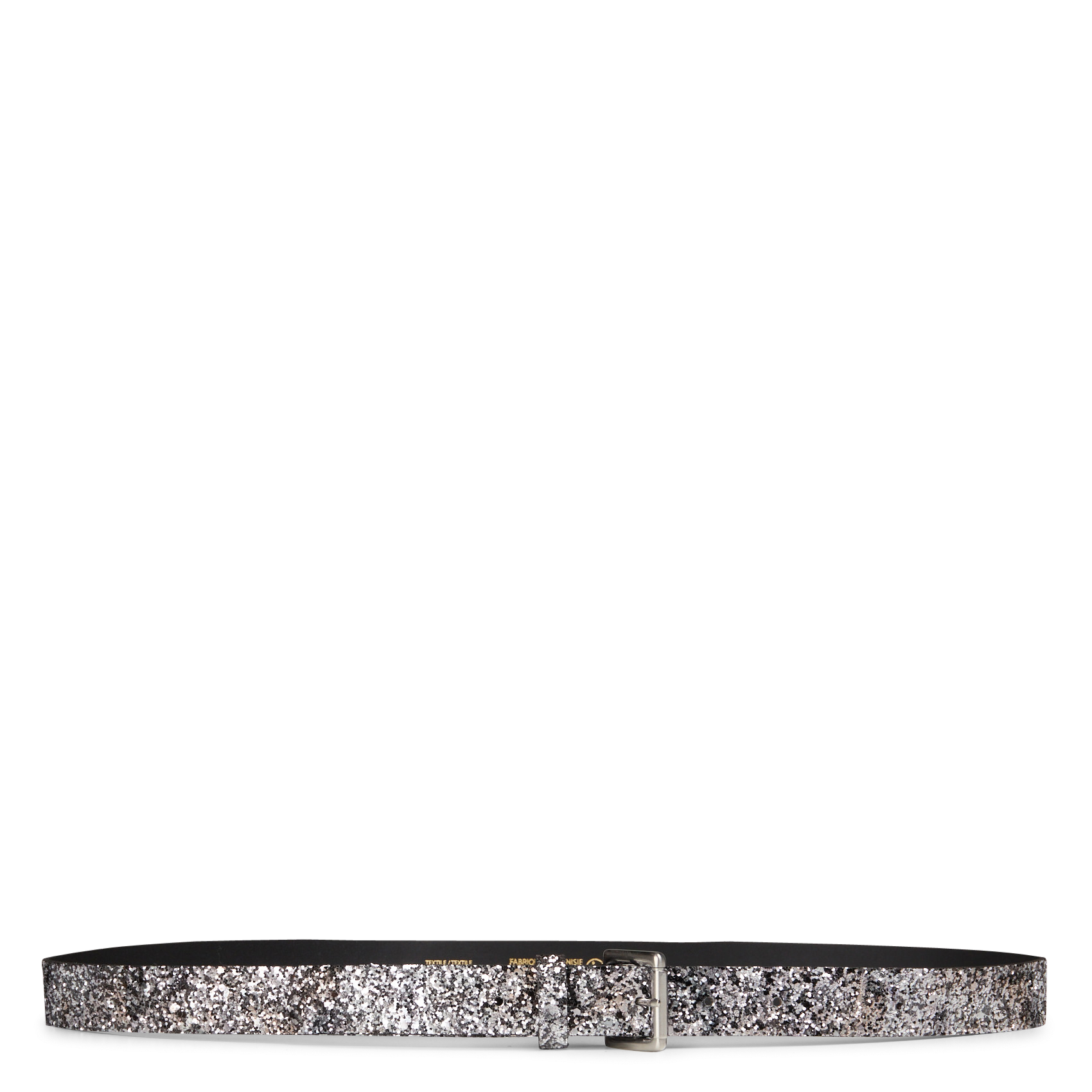 Ceinture pailletée DES PETITS HAUTS Gris