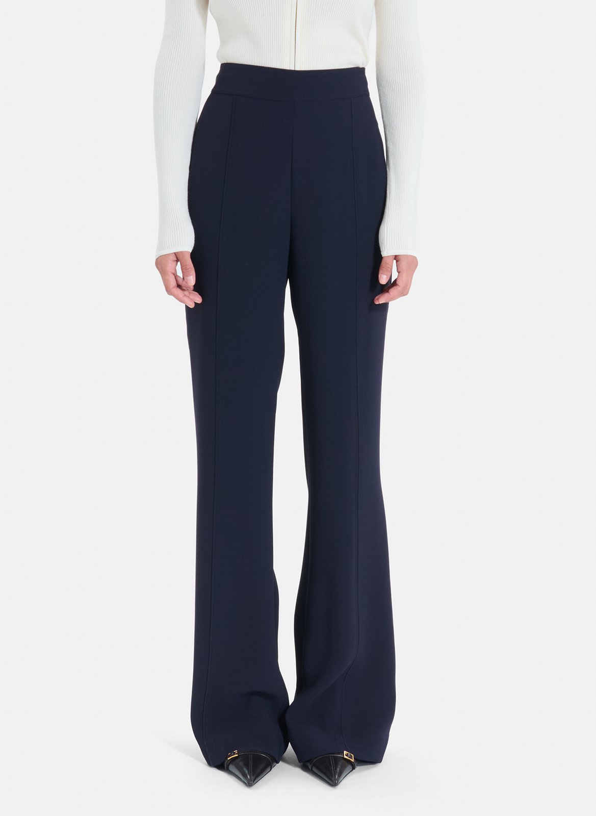Flared solid color trousers ZAPA Blue