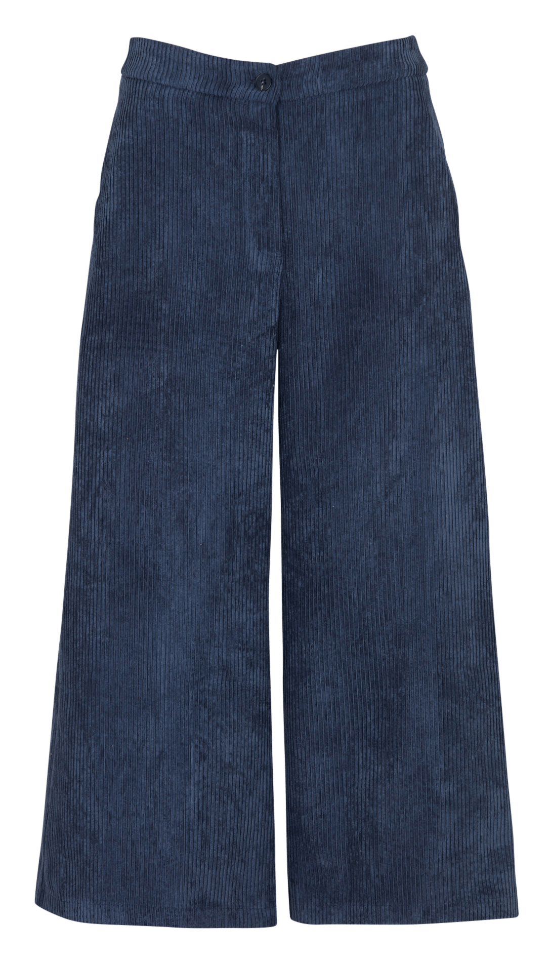 Cropped corduroy trousers LA FEE MARABOUTEE Blue