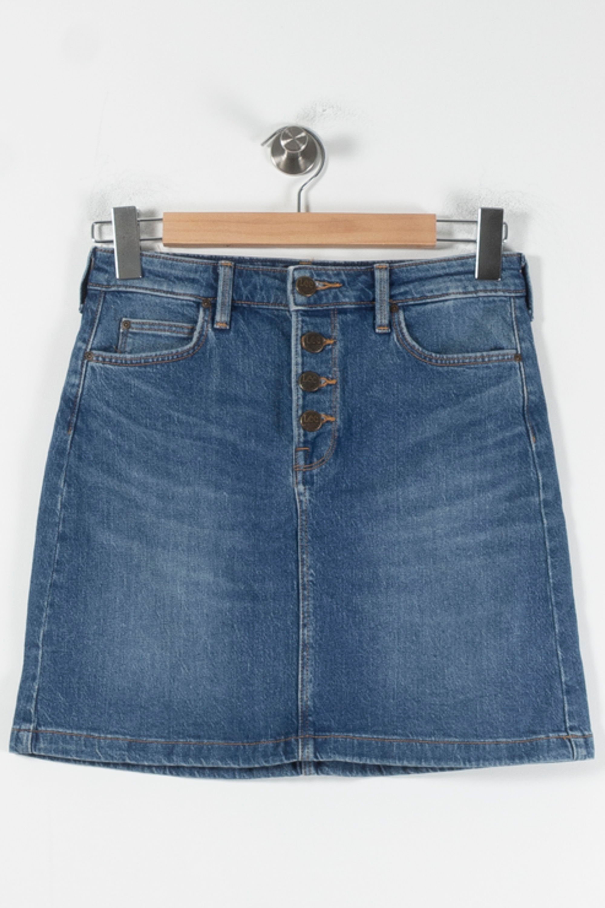 Short & midi skirt LEE - Seconde Main Blue